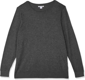 Amazon Essentials Women's Long-Sleeve Lightweight Crewneck Sweater (Available in Plus Size)
