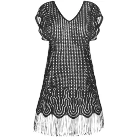 Antheia Black Tunic Beach Cover-Up - Fantasie Swim