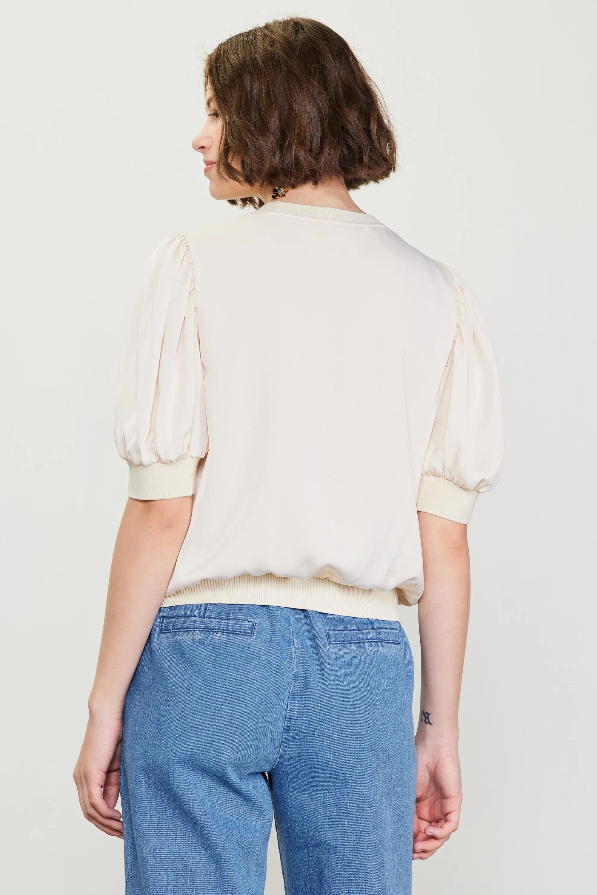 Bubble Sleeve Top