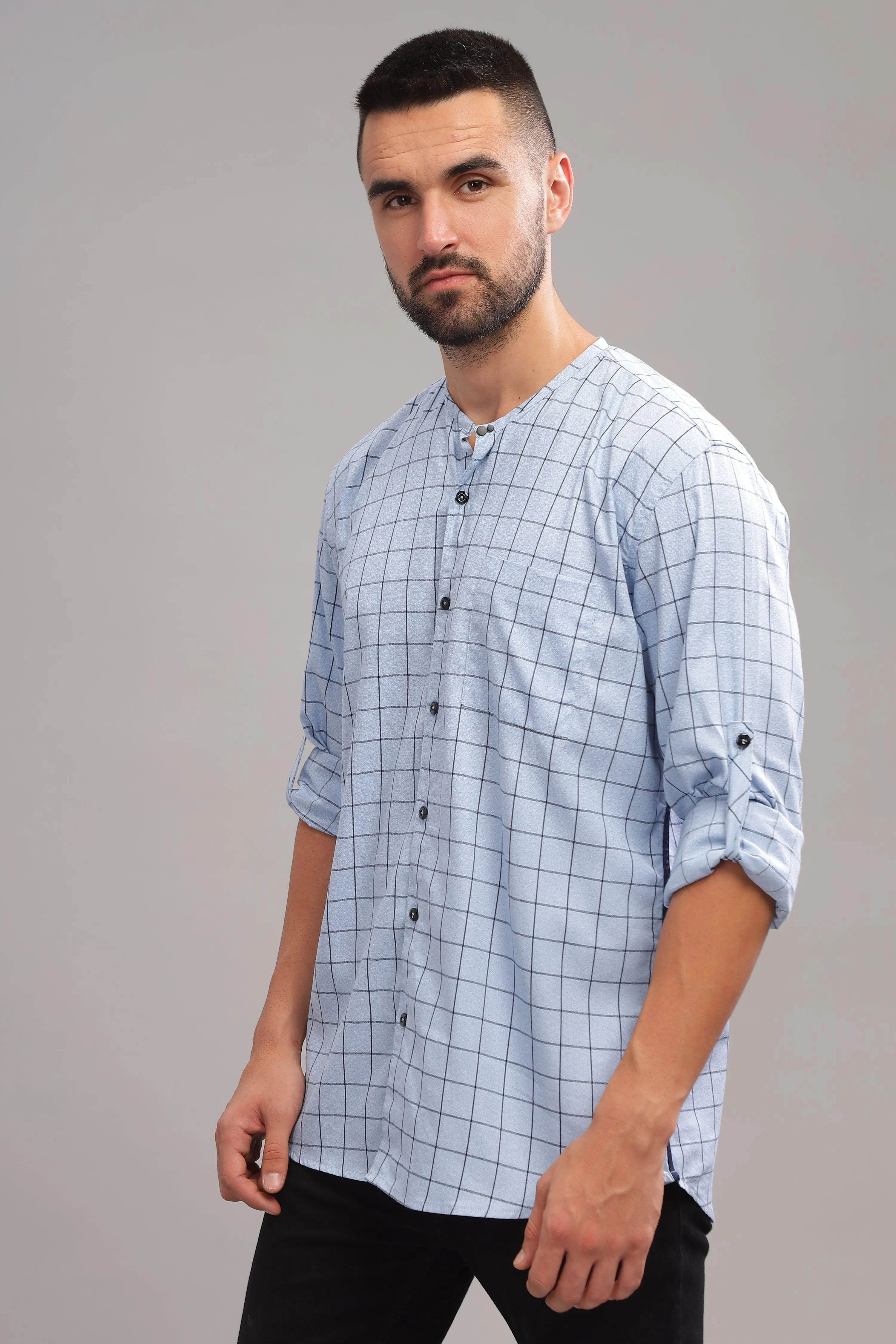 Checksist Blue Shirt