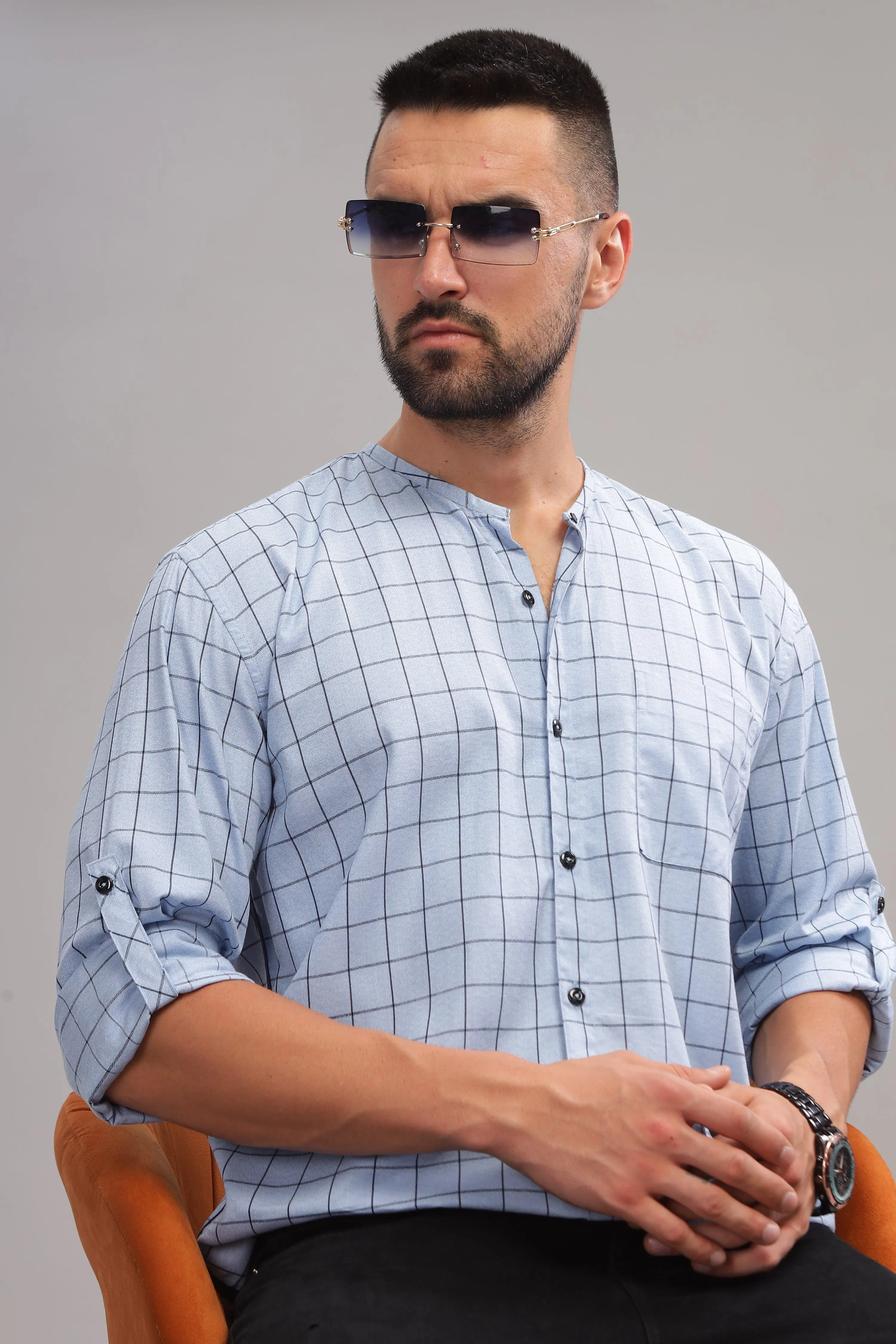 Checksist Blue Shirt