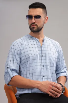 Checksist Blue Shirt