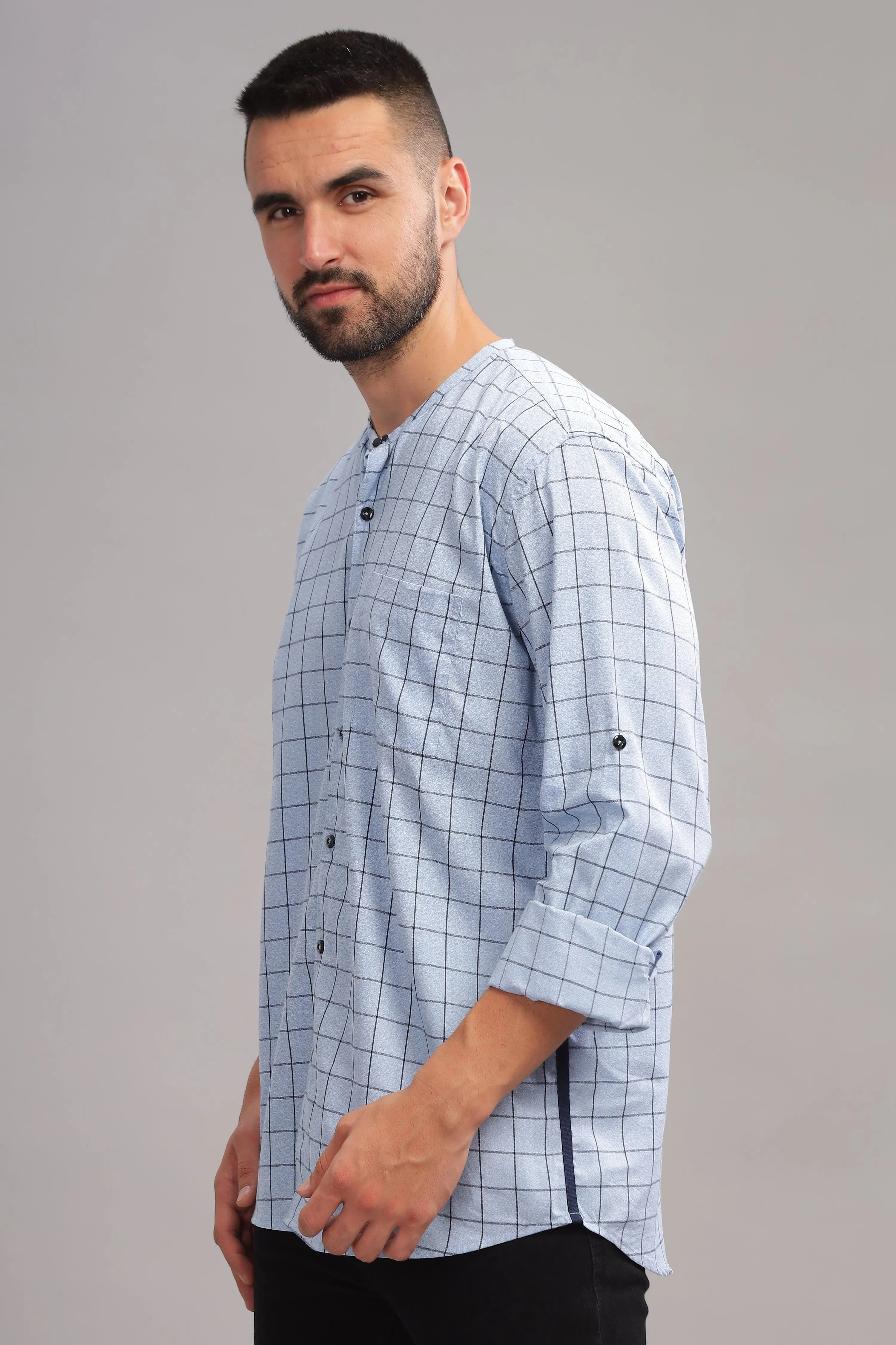 Checksist Blue Shirt