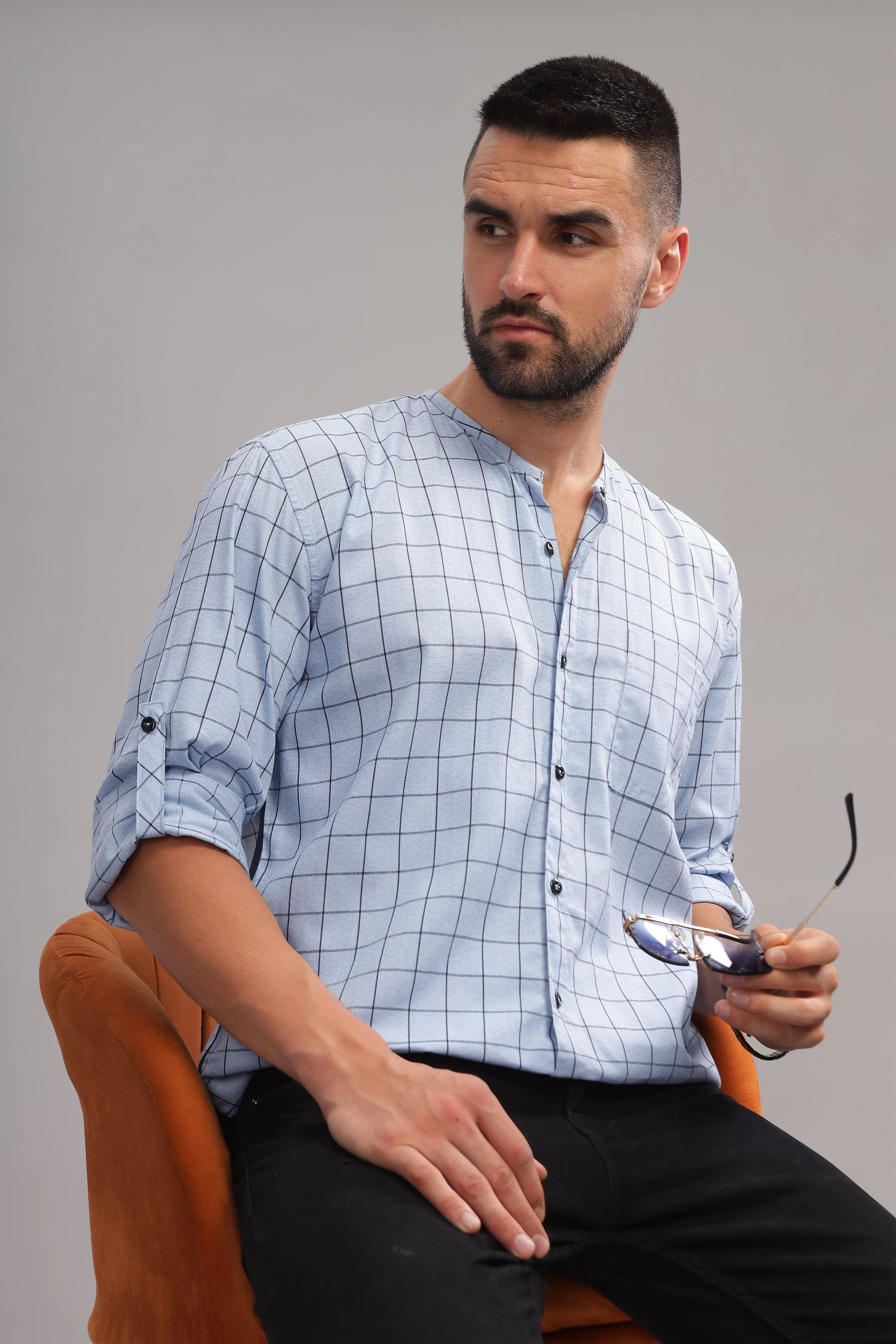 Checksist Blue Shirt