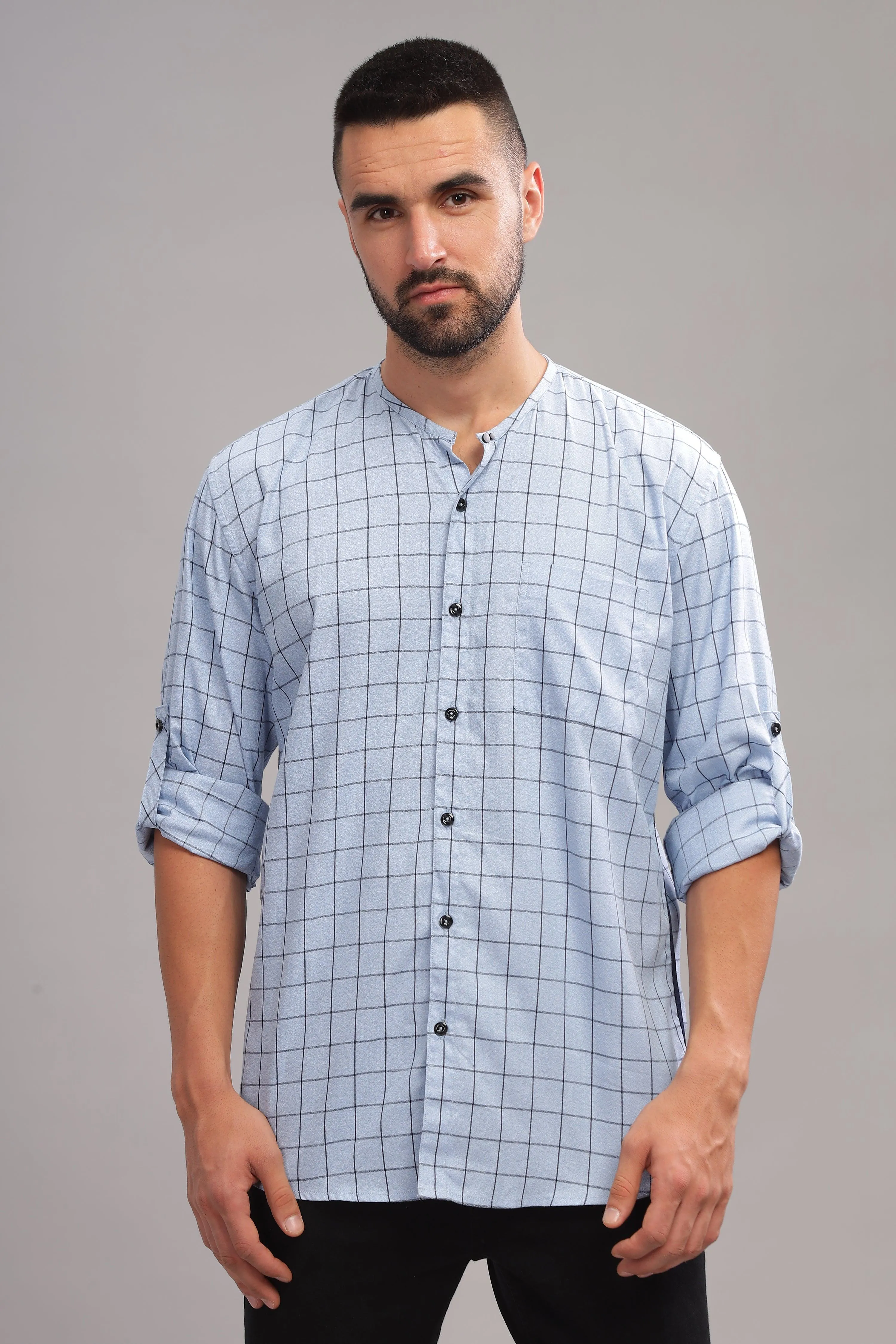 Checksist Blue Shirt