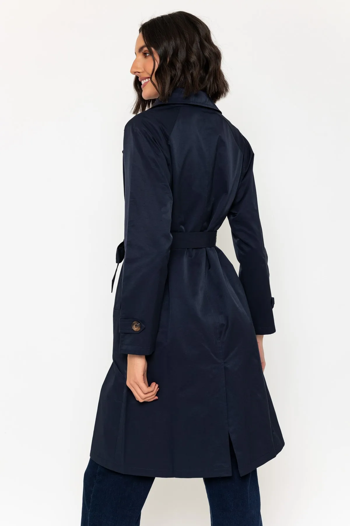 Classic Trench Coat in Navy