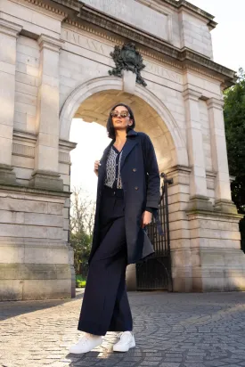 Classic Trench Coat in Navy