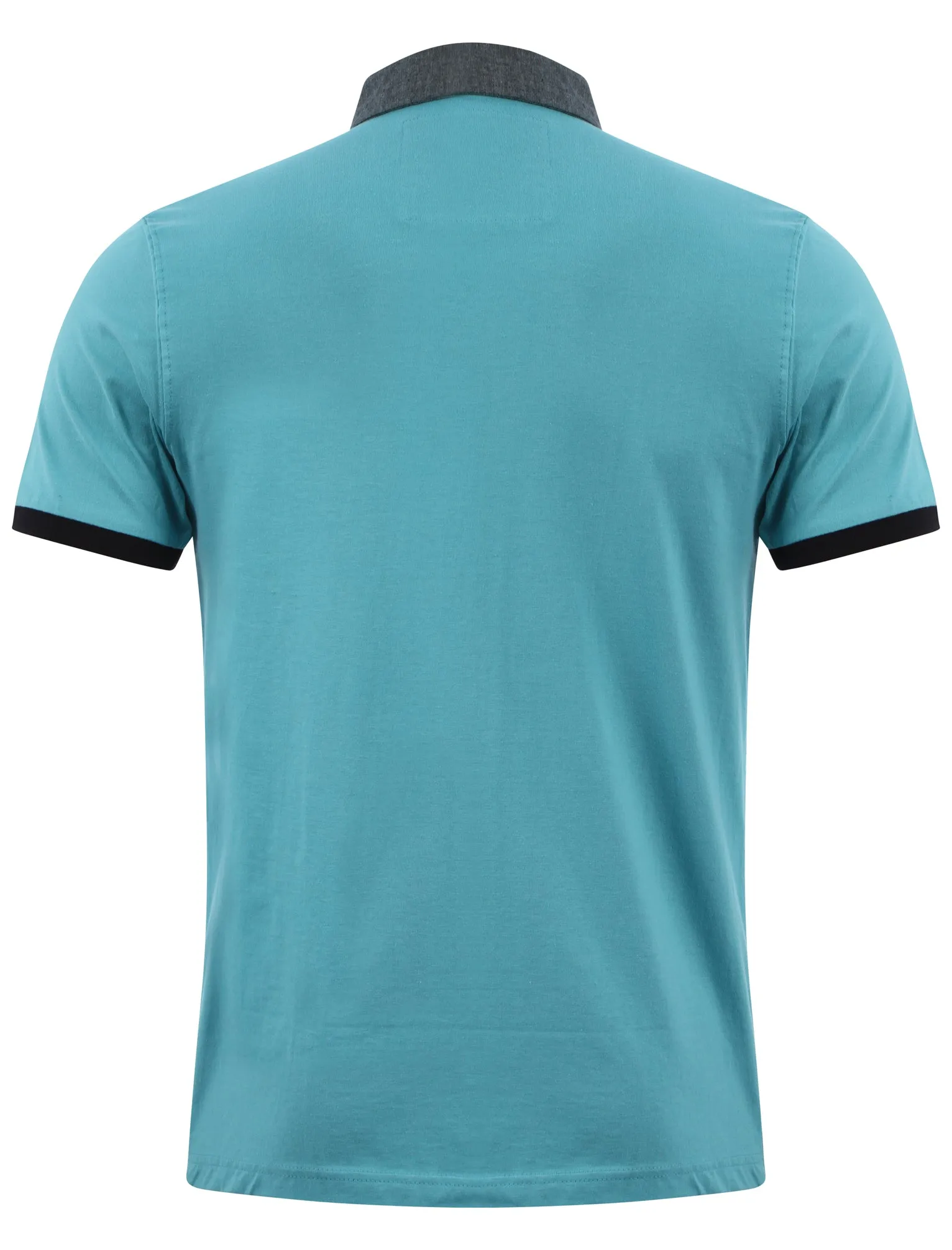 D-Code Class printed polo shirt in blue