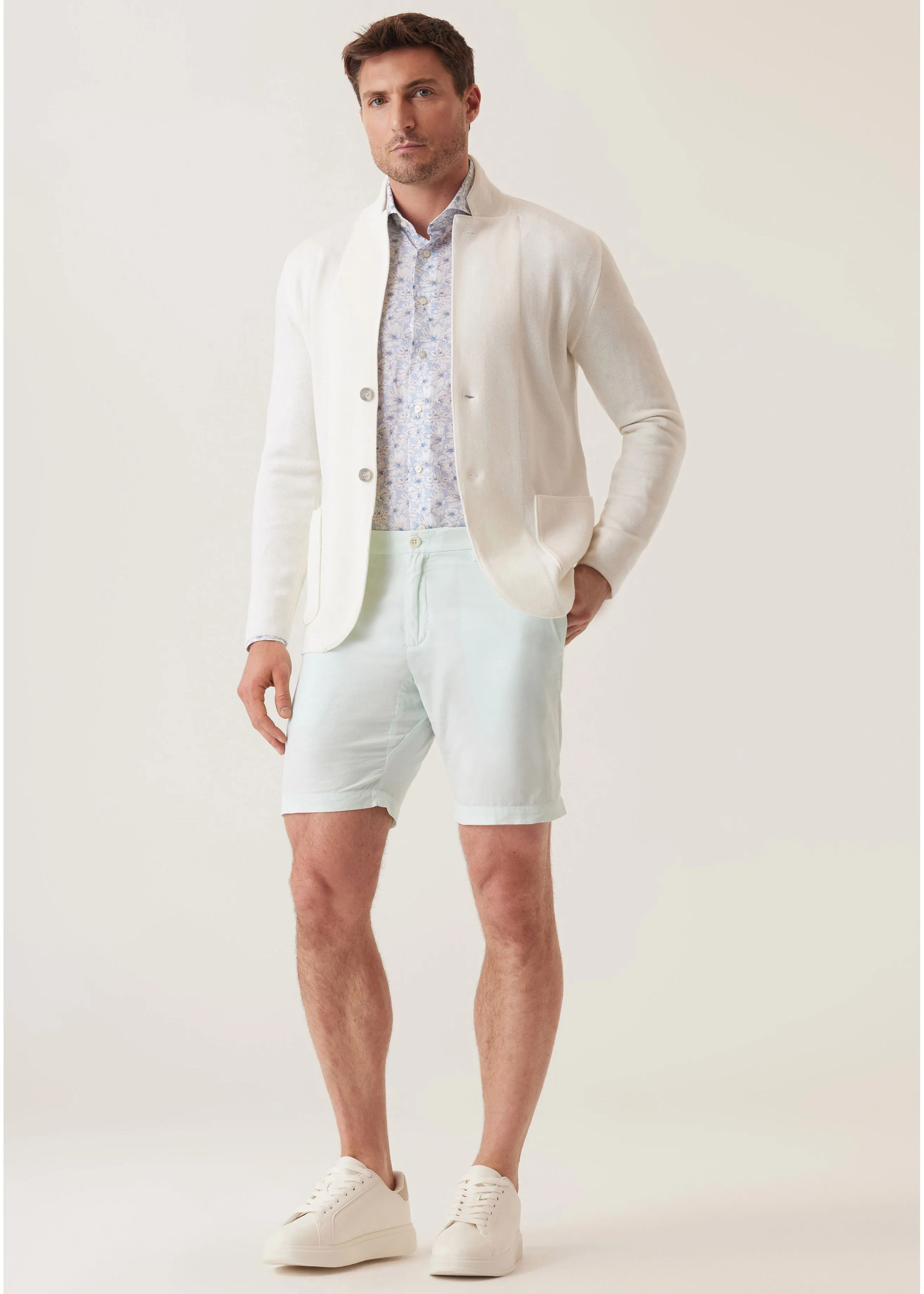Deke Galaxy Bermuda in Cloud Corduroy | Saltwater