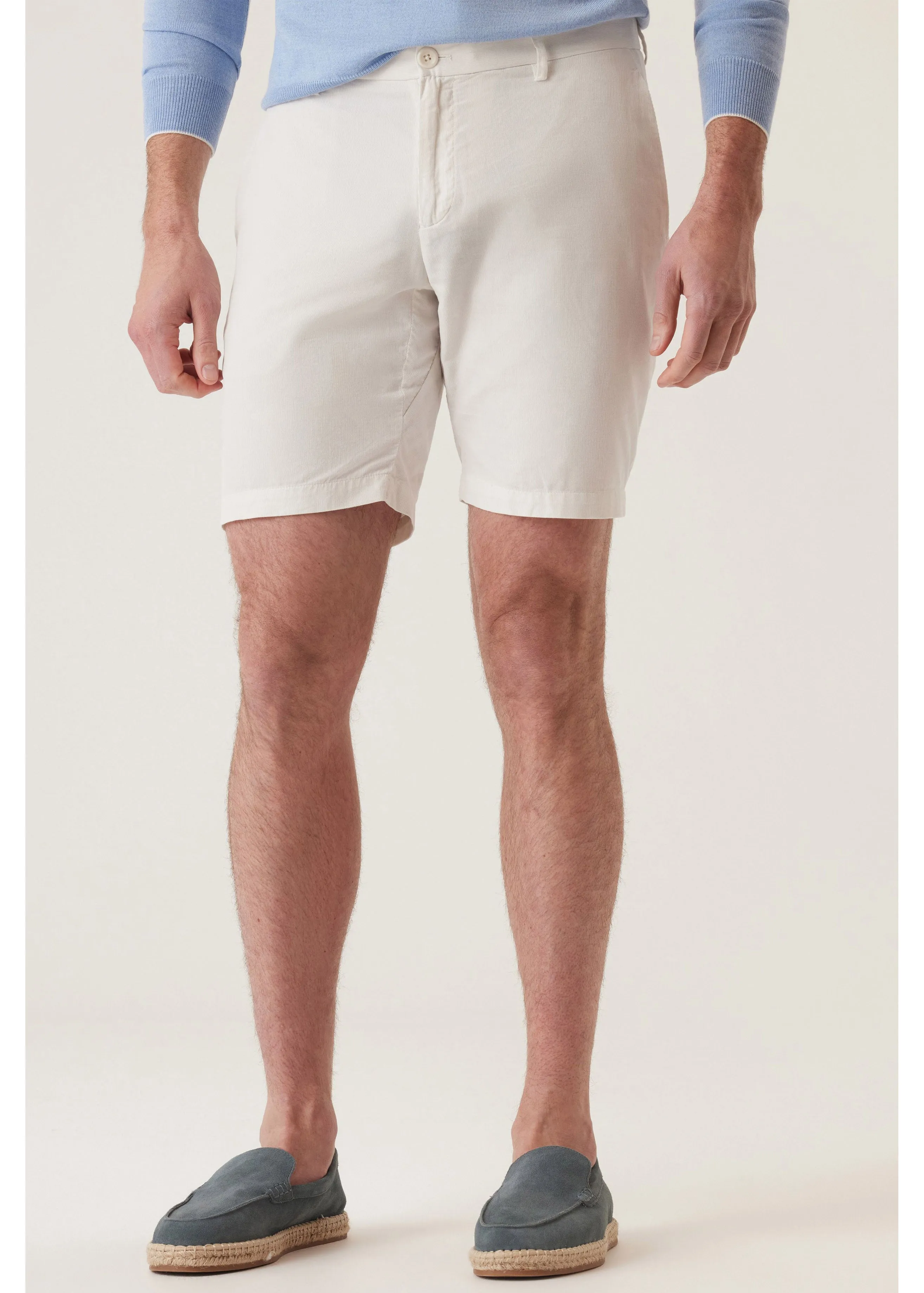 Deke Galaxy Bermuda in Cloud Corduroy | Stone
