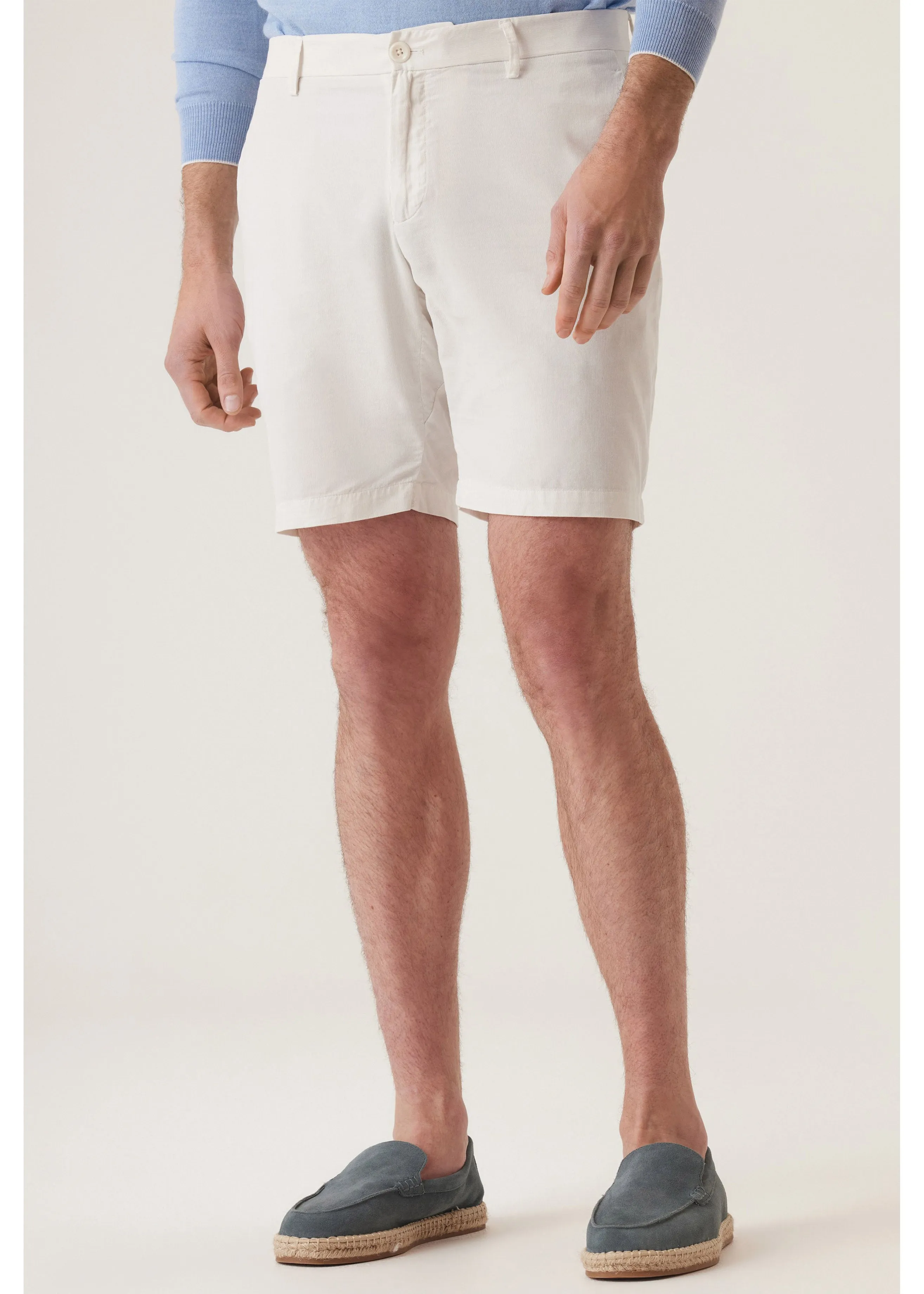 Deke Galaxy Bermuda in Cloud Corduroy | Stone