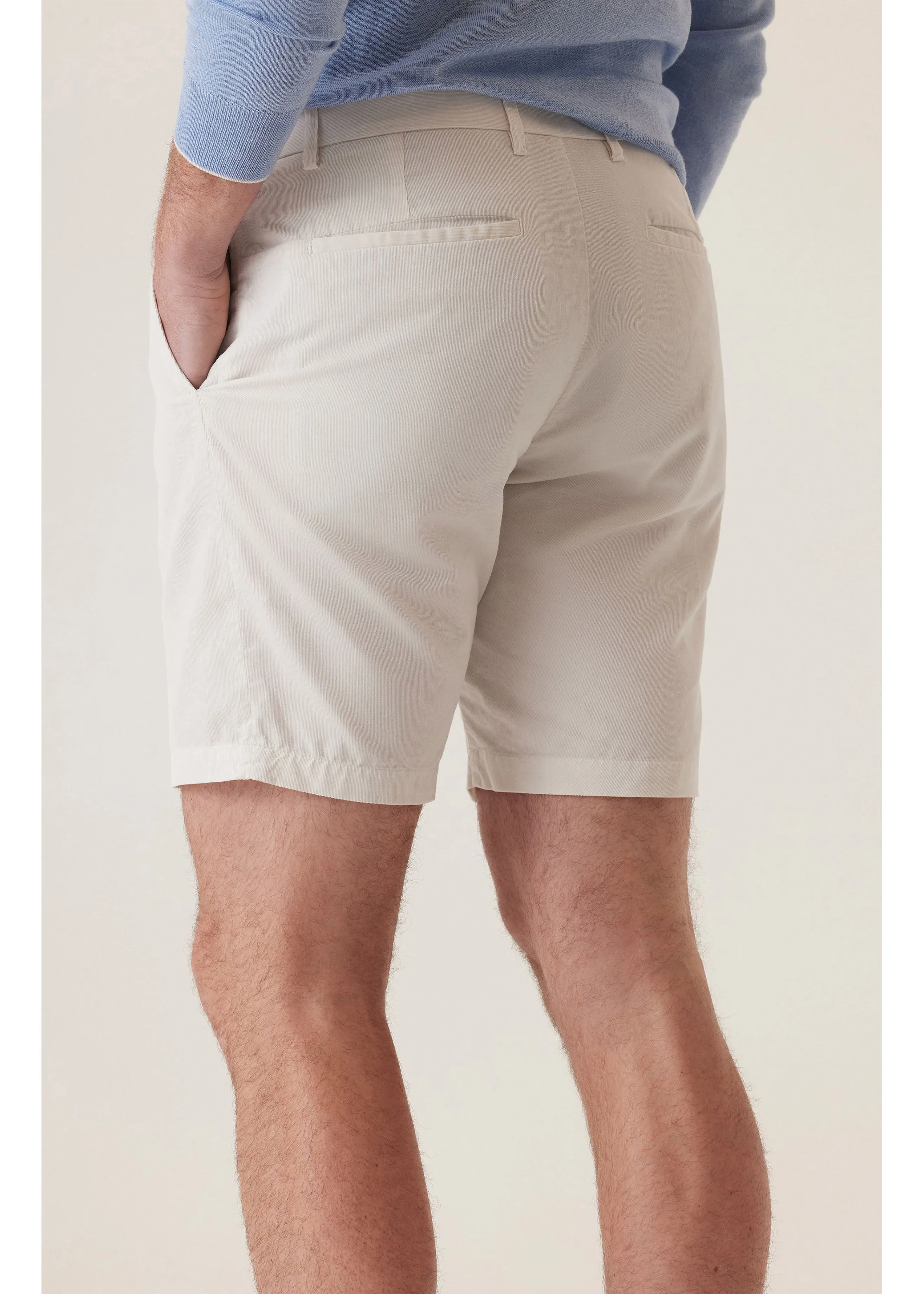 Deke Galaxy Bermuda in Cloud Corduroy | Stone