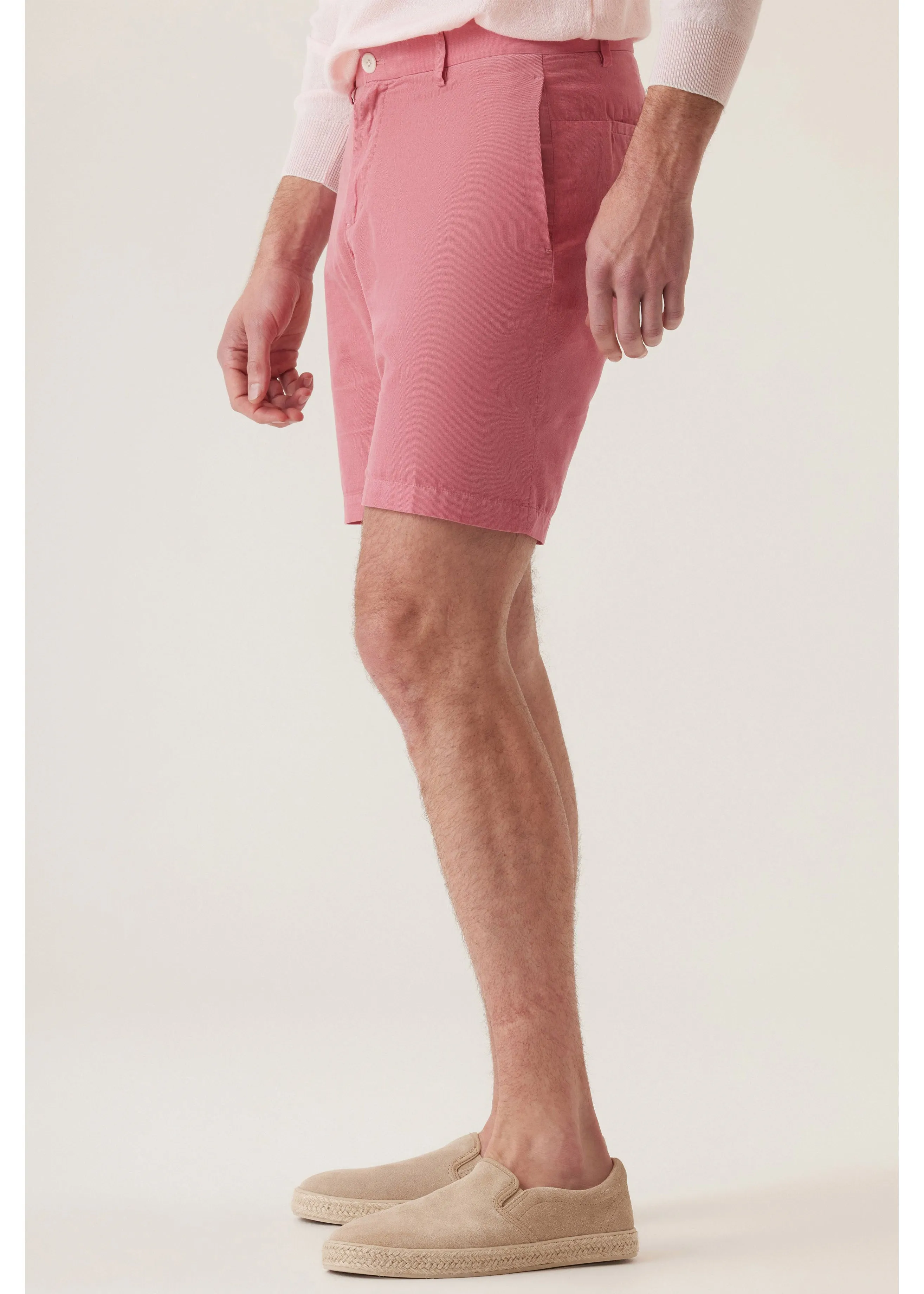 Deke Galaxy Bermuda in Cloud Corduroy | Watermelon