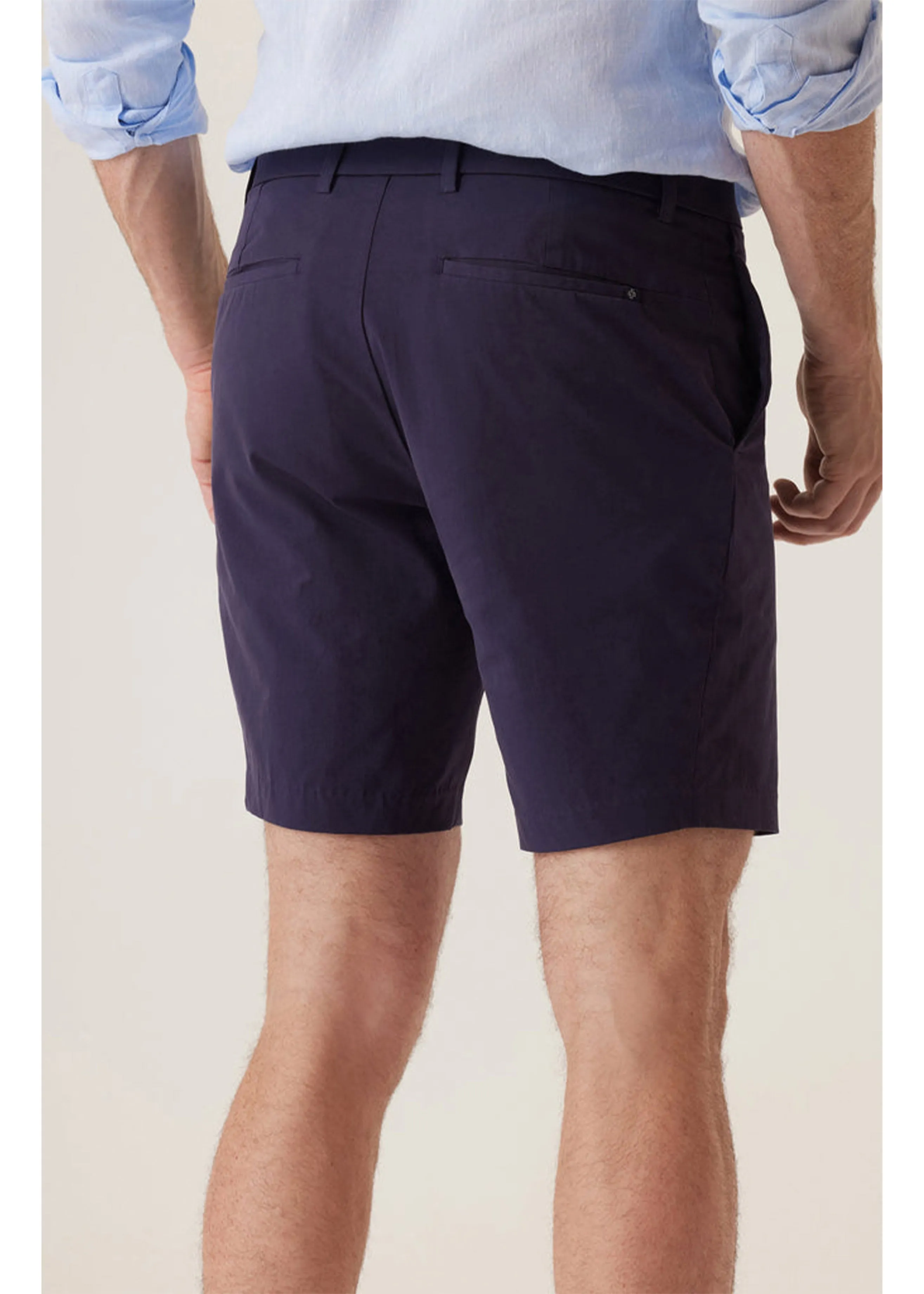 Deke Galaxy Bermuda in Ultra 4X Stretch Twill | Black Navy