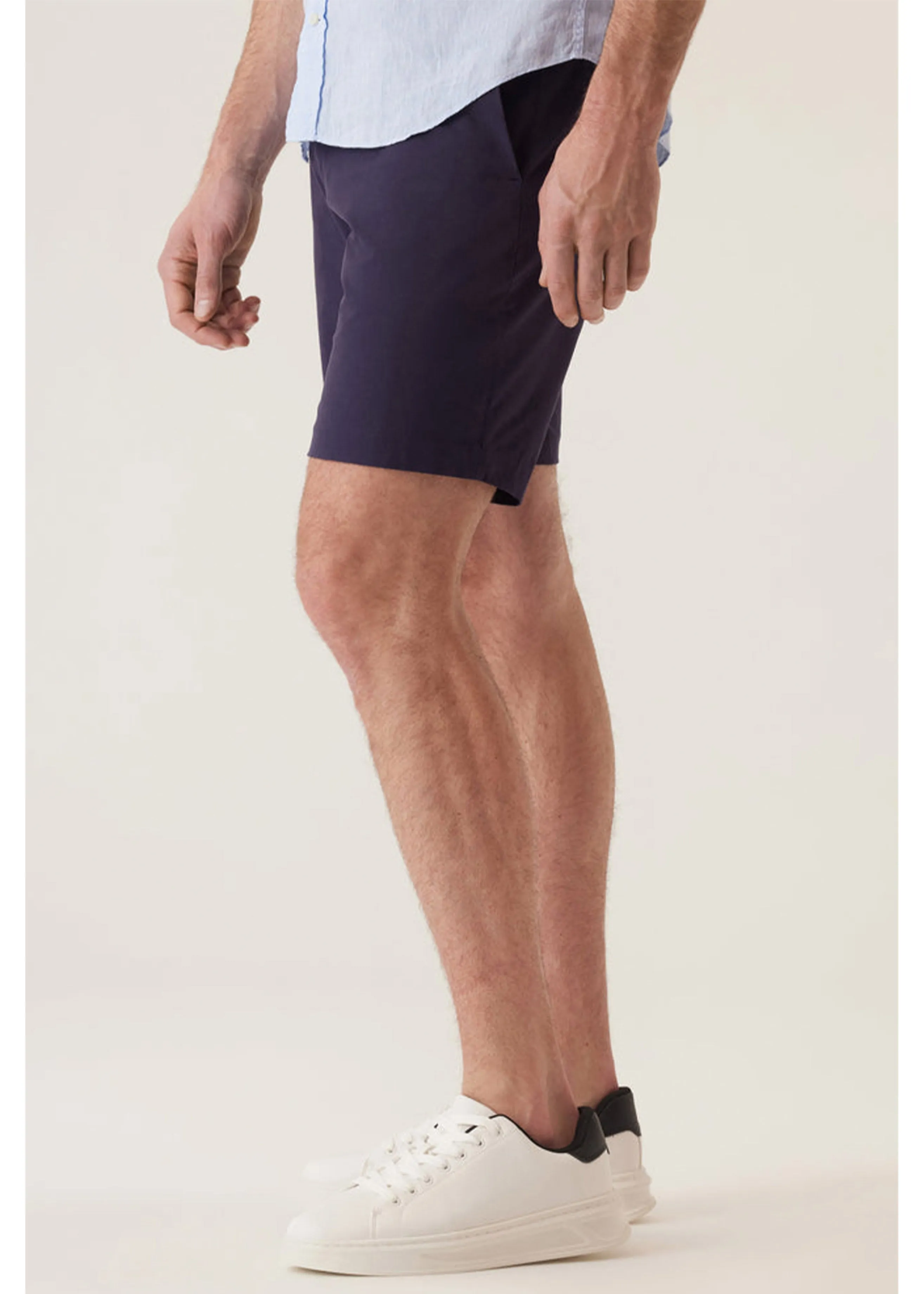 Deke Galaxy Bermuda in Ultra 4X Stretch Twill | Black Navy