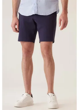 Deke Galaxy Bermuda in Ultra 4X Stretch Twill | Black Navy