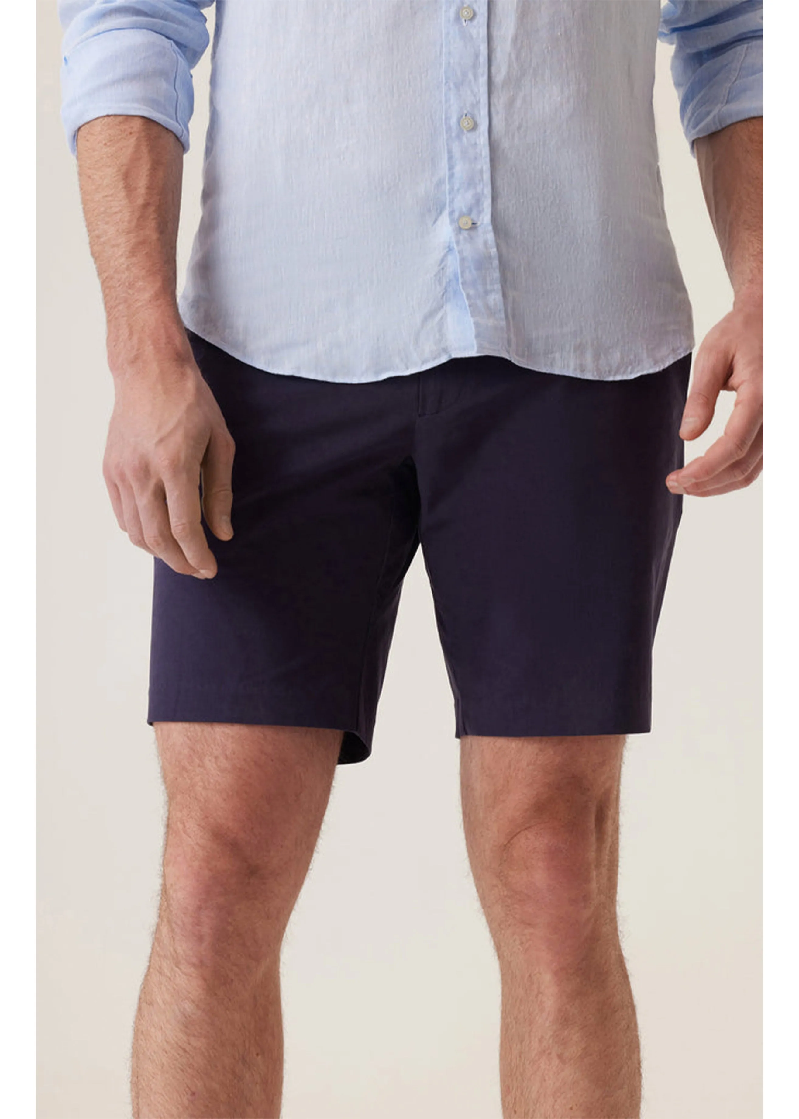 Deke Galaxy Bermuda in Ultra 4X Stretch Twill | Black Navy