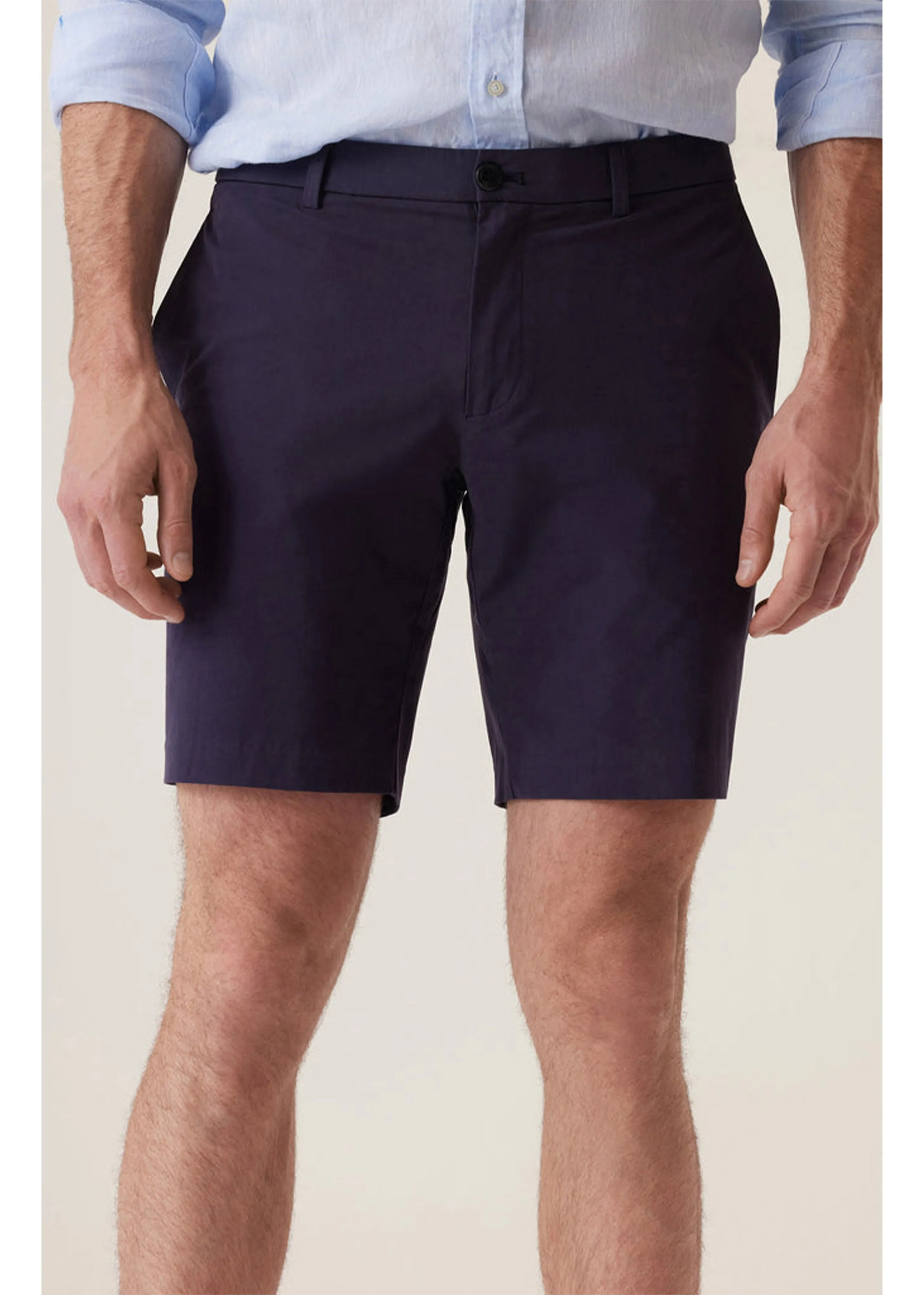 Deke Galaxy Bermuda in Ultra 4X Stretch Twill | Black Navy
