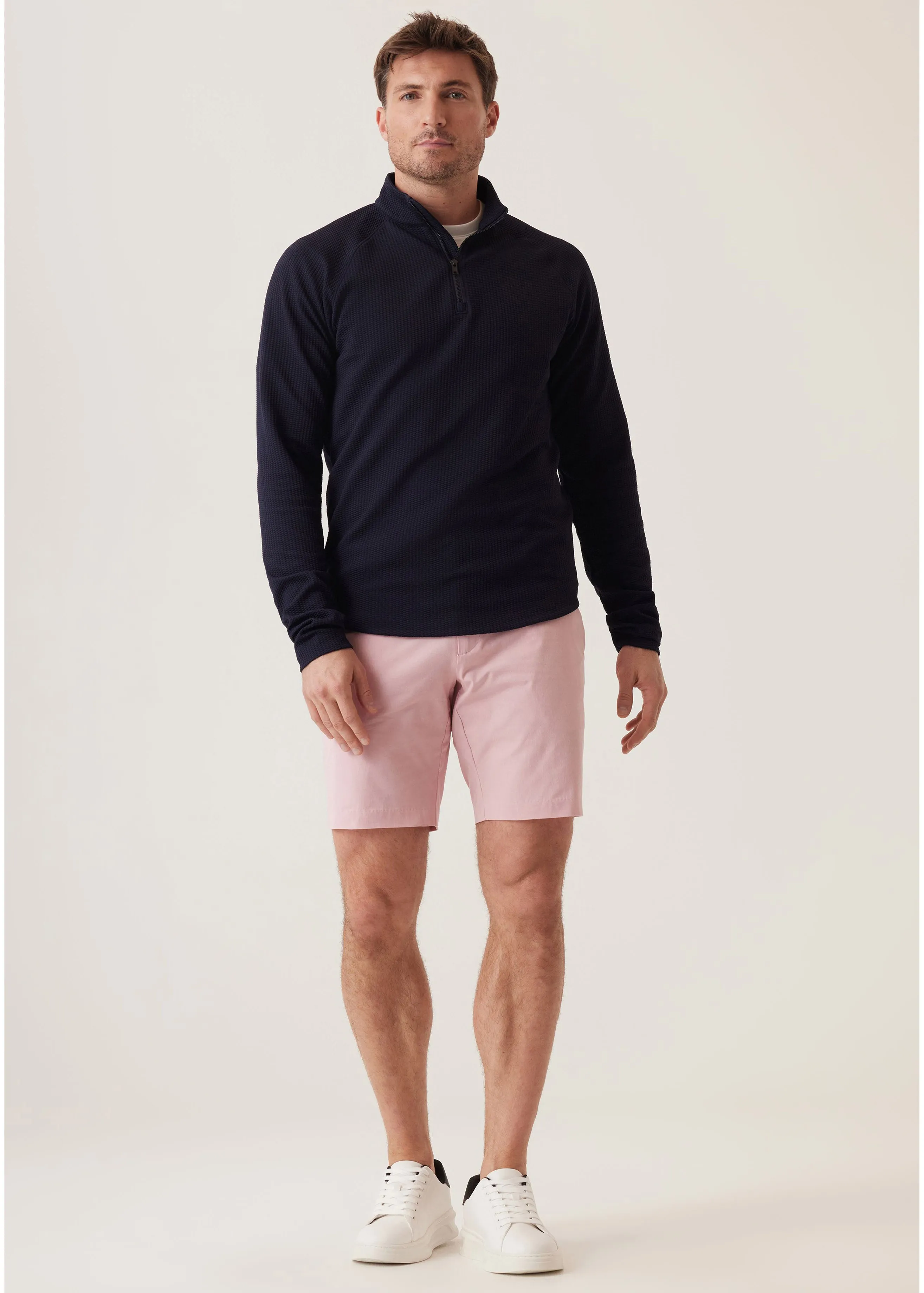 Deke Galaxy Bermuda in Ultra 4X Stretch Twill | Blush