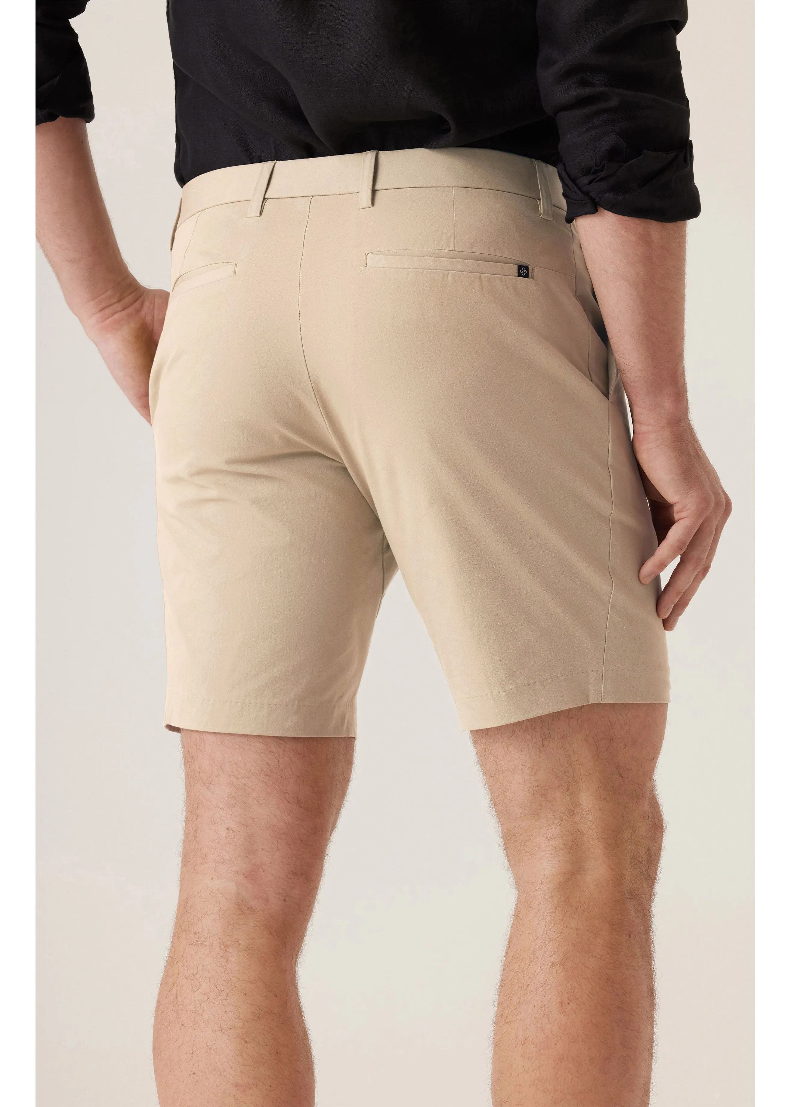 Deke Galaxy Bermuda in Ultra 4X Stretch Twill | Khaki