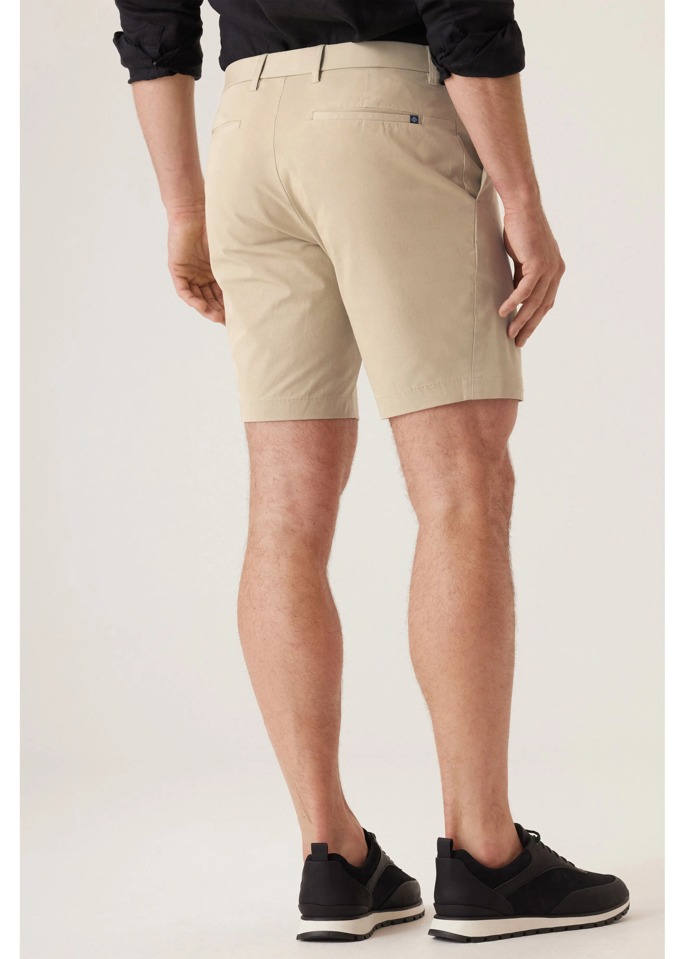 Deke Galaxy Bermuda in Ultra 4X Stretch Twill | Khaki