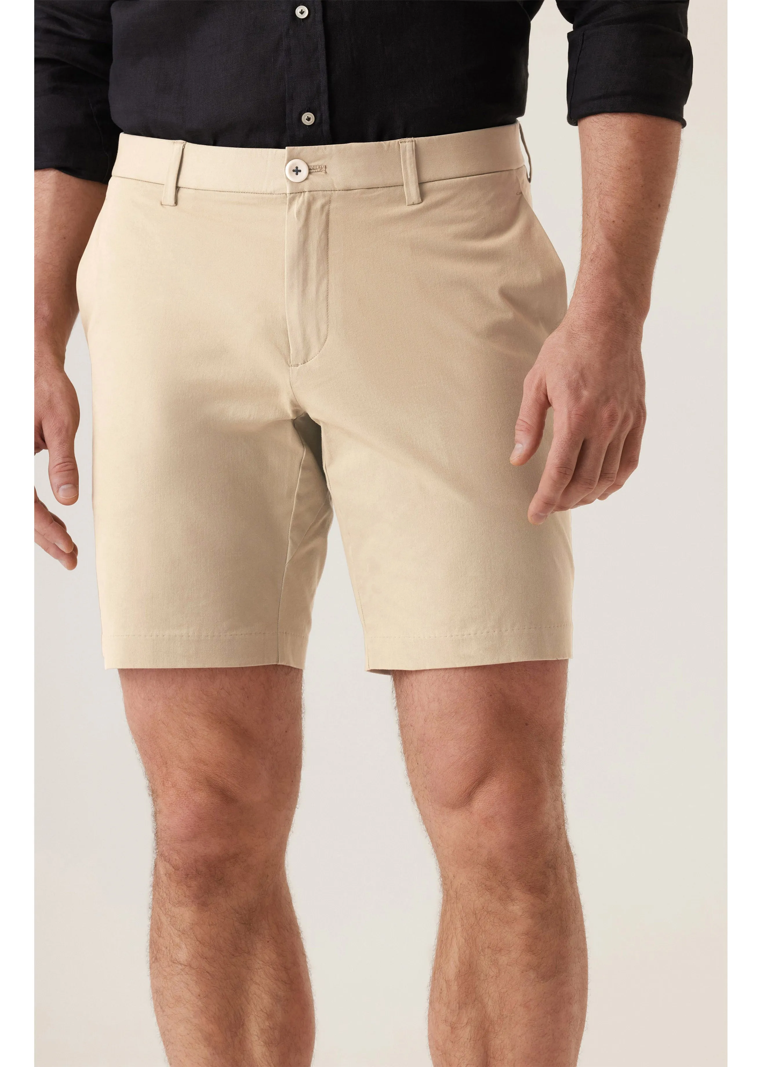 Deke Galaxy Bermuda in Ultra 4X Stretch Twill | Khaki