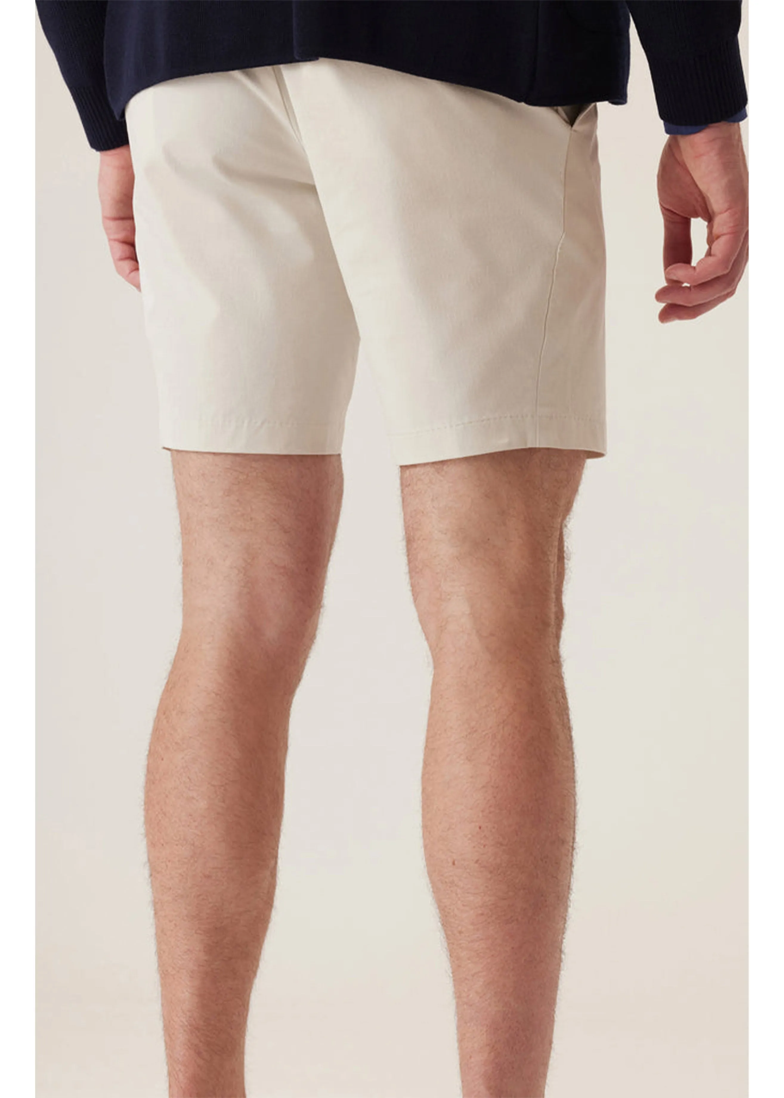 Deke Galaxy Bermuda in Ultra 4X Stretch Twill | Silver