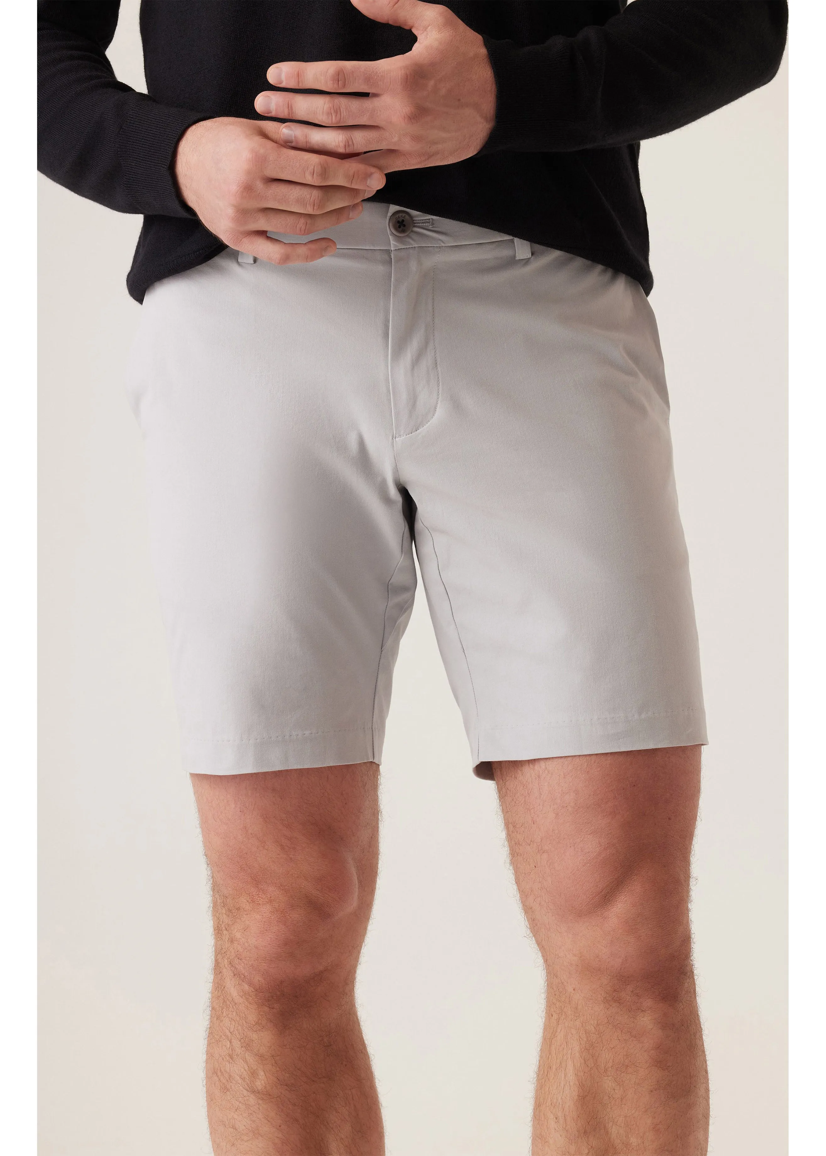 Deke Galaxy Bermuda in Ultra 4X Stretch Twill | Stone