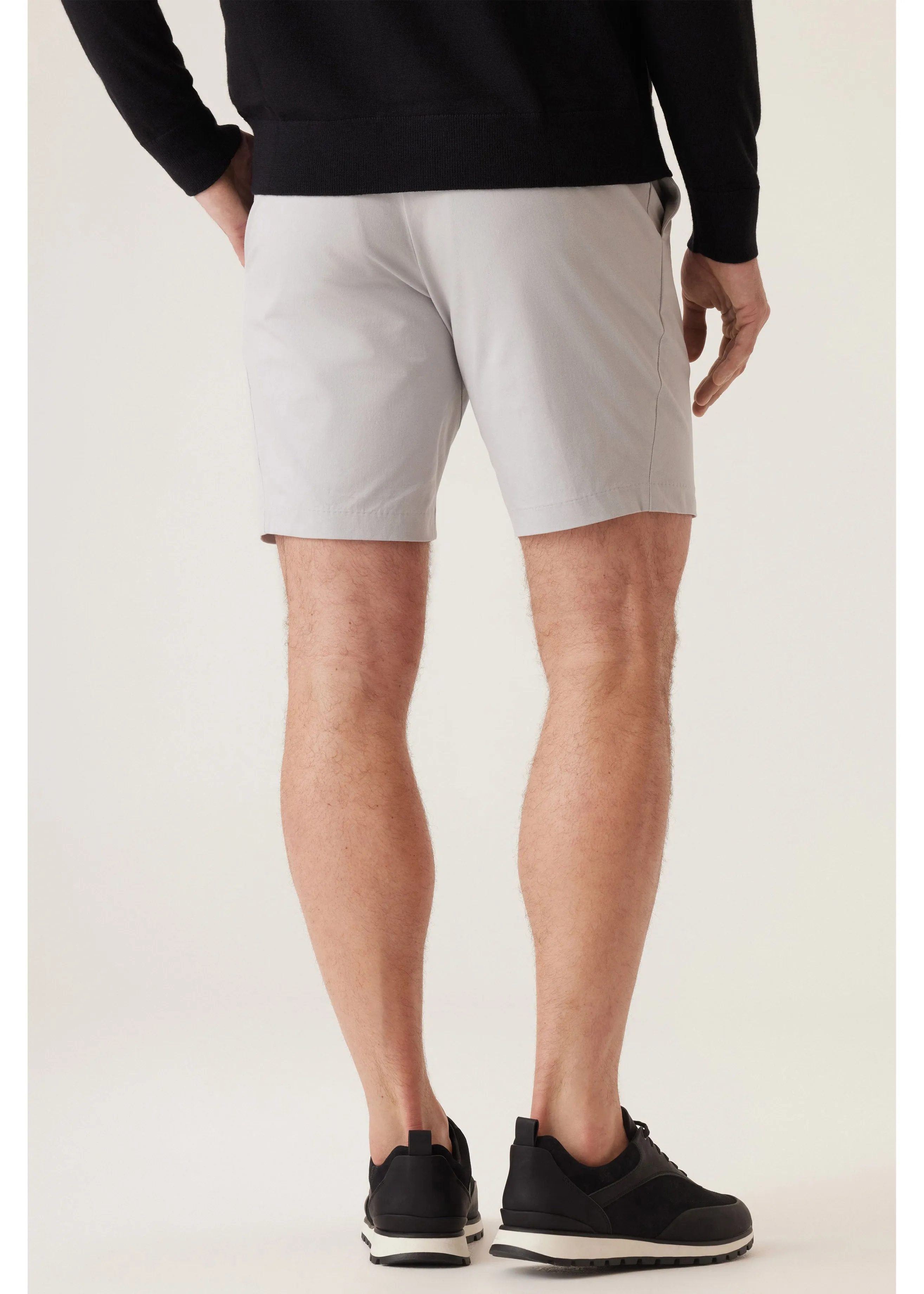 Deke Galaxy Bermuda in Ultra 4X Stretch Twill | Stone