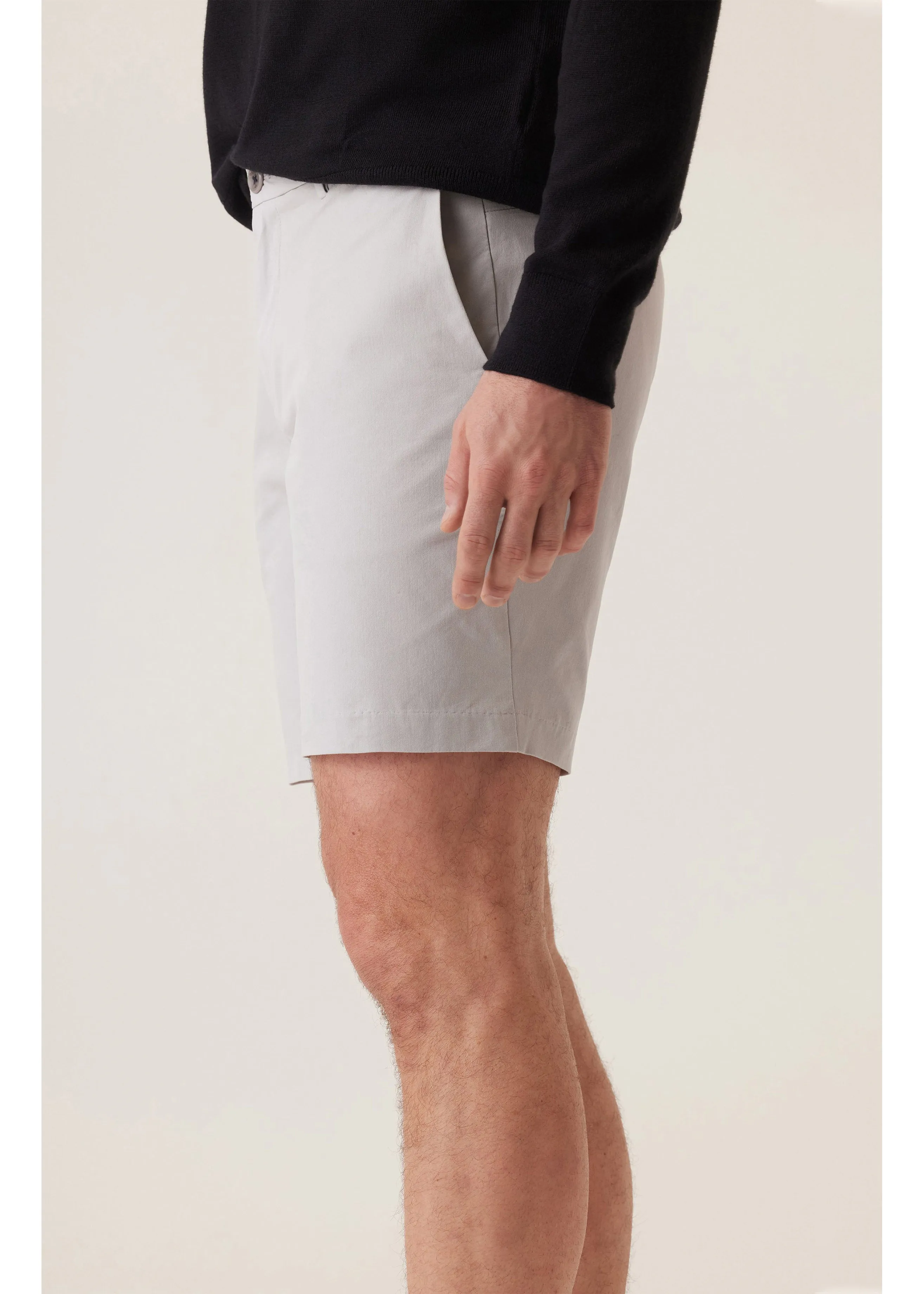 Deke Galaxy Bermuda in Ultra 4X Stretch Twill | Stone