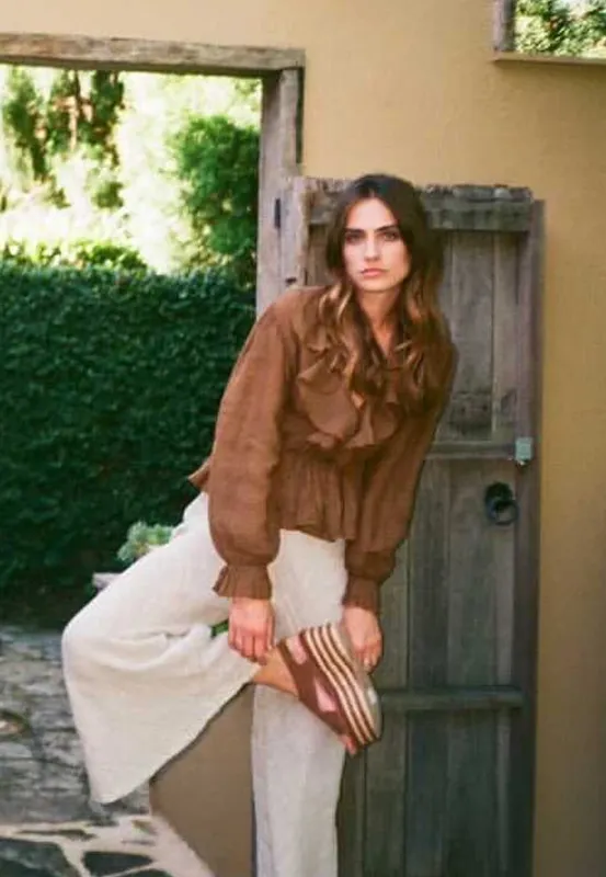 Estilo Emporio Tome Blouse - Tobacco