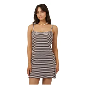 Eve Rib Stripe Mini Dress - Womens