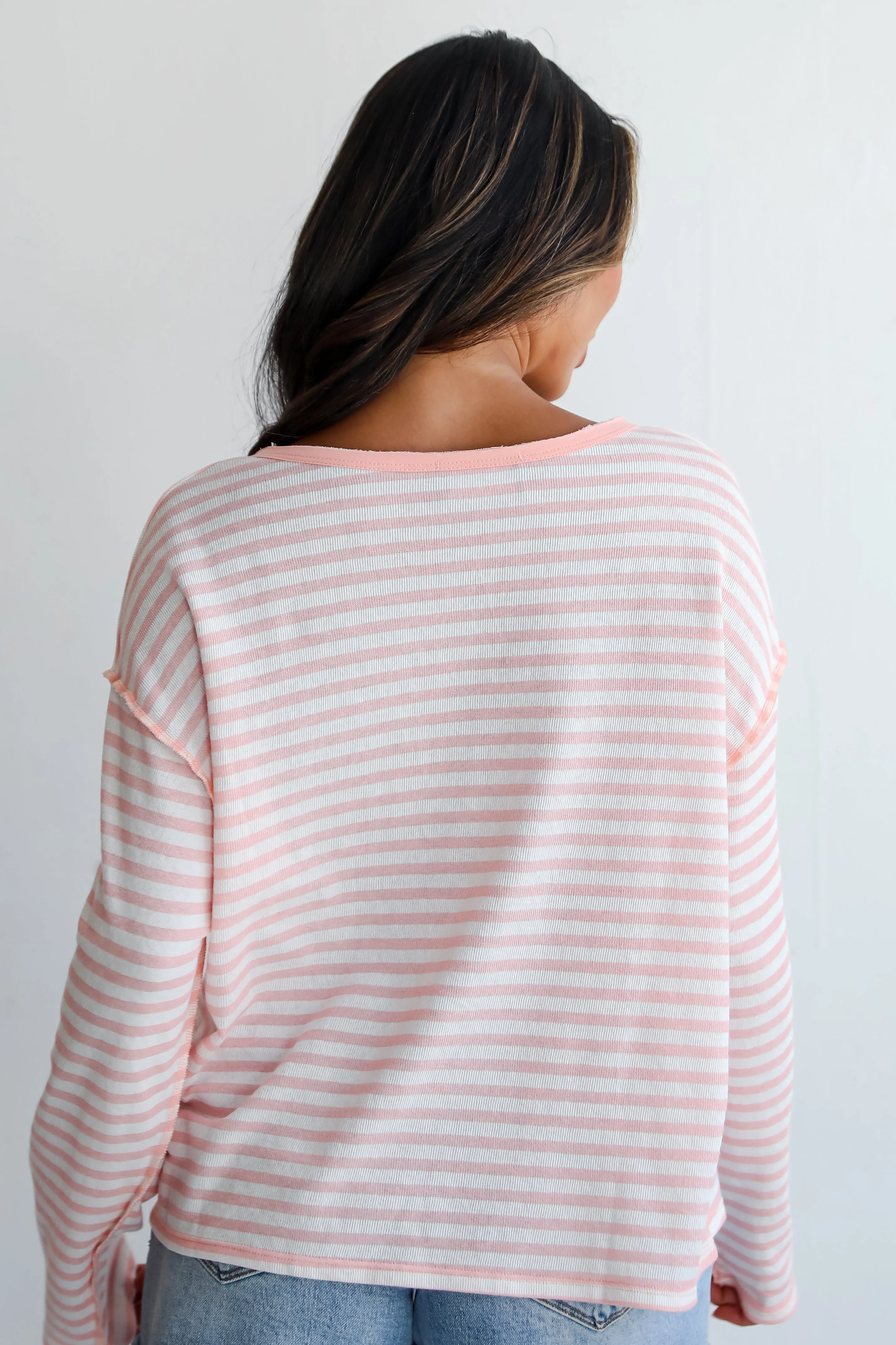 FINAL SALE - Everleigh Pink Striped Top