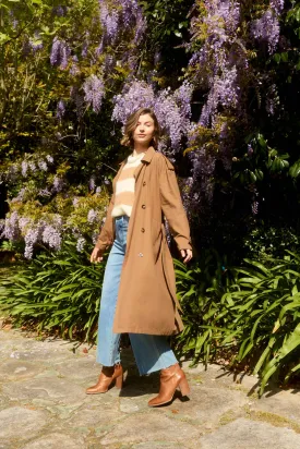 Freya Trench Coat - Toffee PREORDER MID MARCH