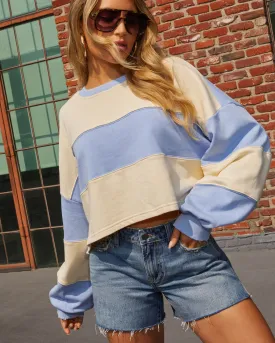 Get a Clue Striped Cropped Top
