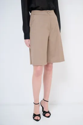 High-waisted tailored bermuda shorts wholesale