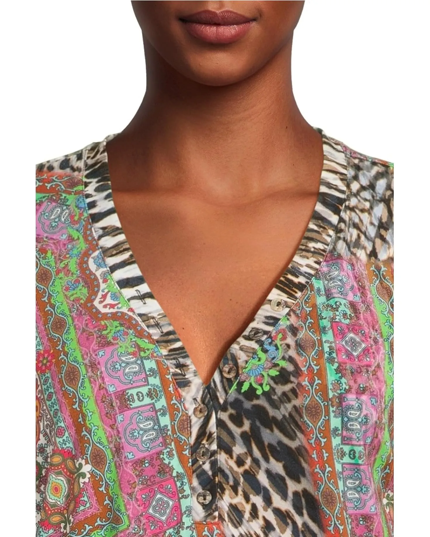 Johnny Was Janie Favorite Henley Paisley Tie