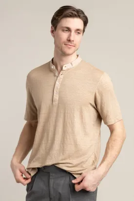 Light Brown Henley
