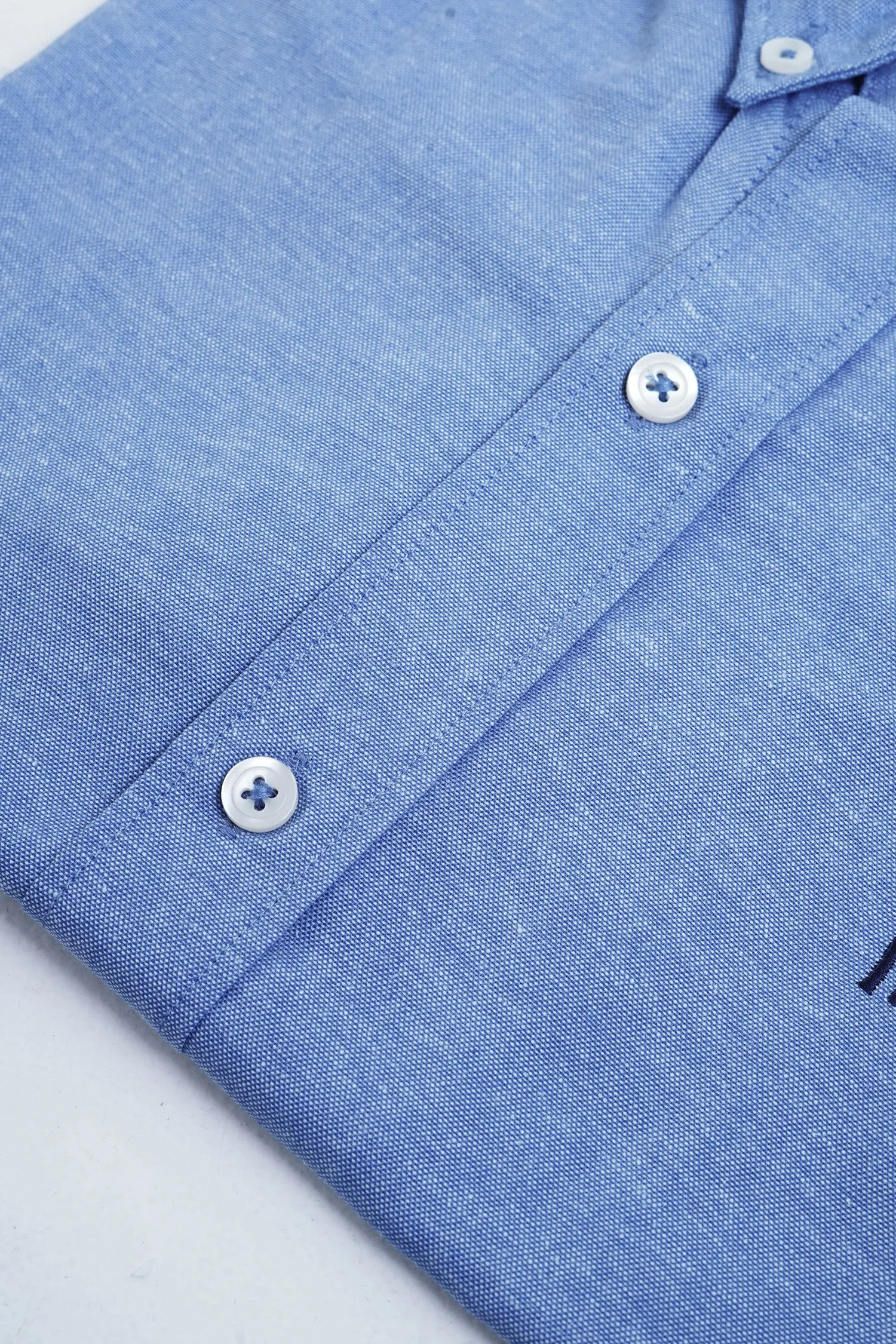 Polo Republica Men's Embroidered Button-Down Casual Shirt