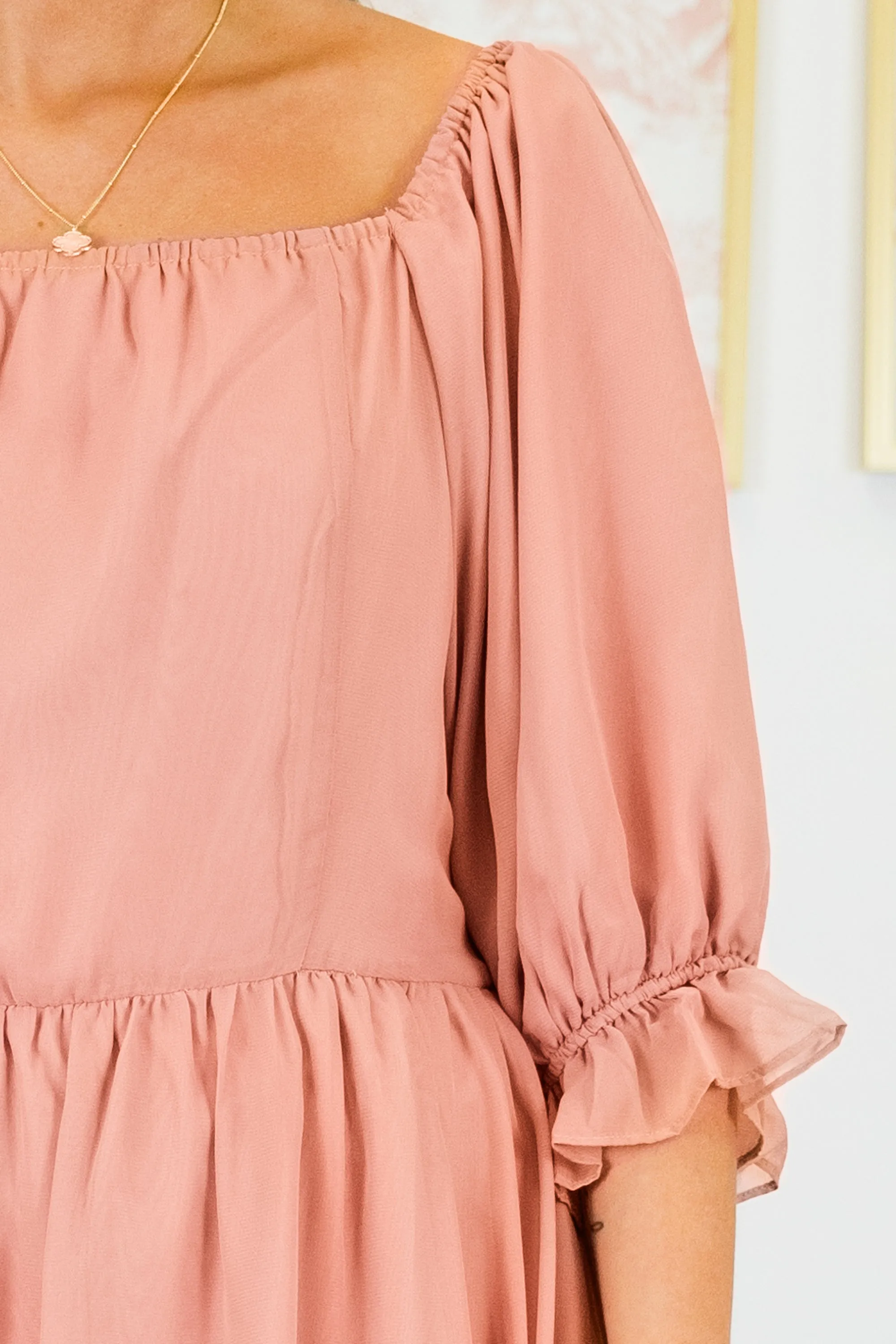Redeeming Quality Dress, Pink