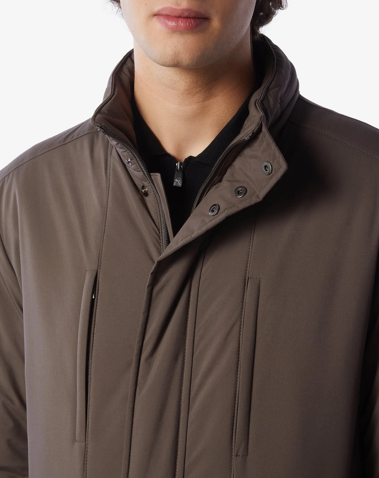 Technical Fabric Trench Coat