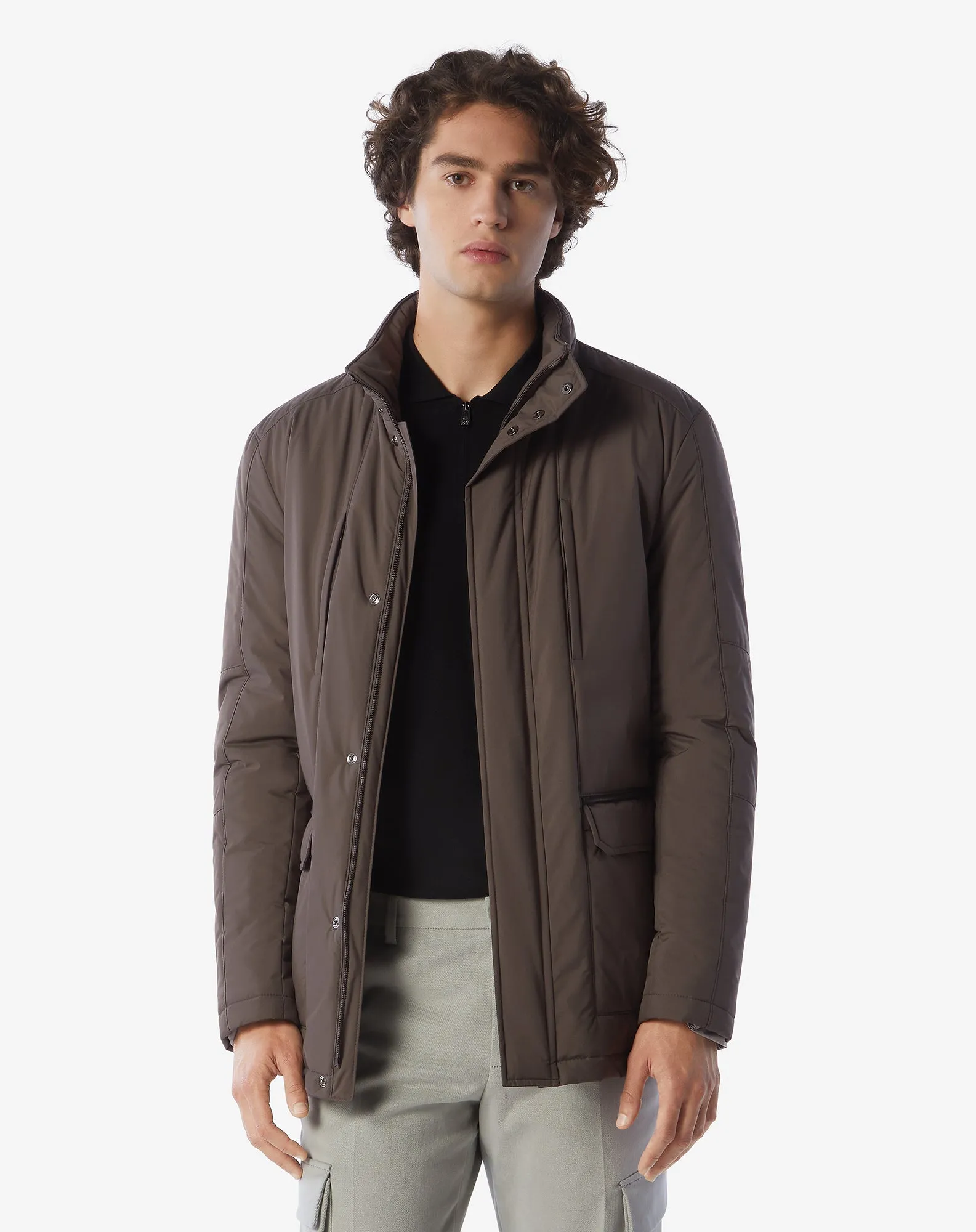 Technical Fabric Trench Coat
