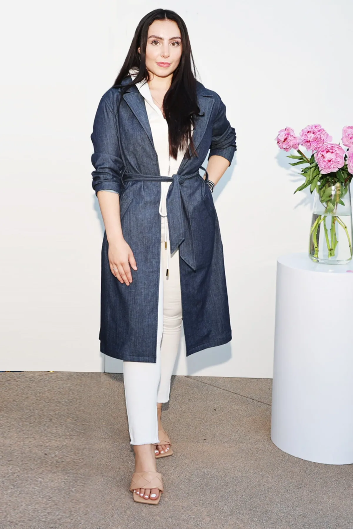 The Alexandra Denim Trench