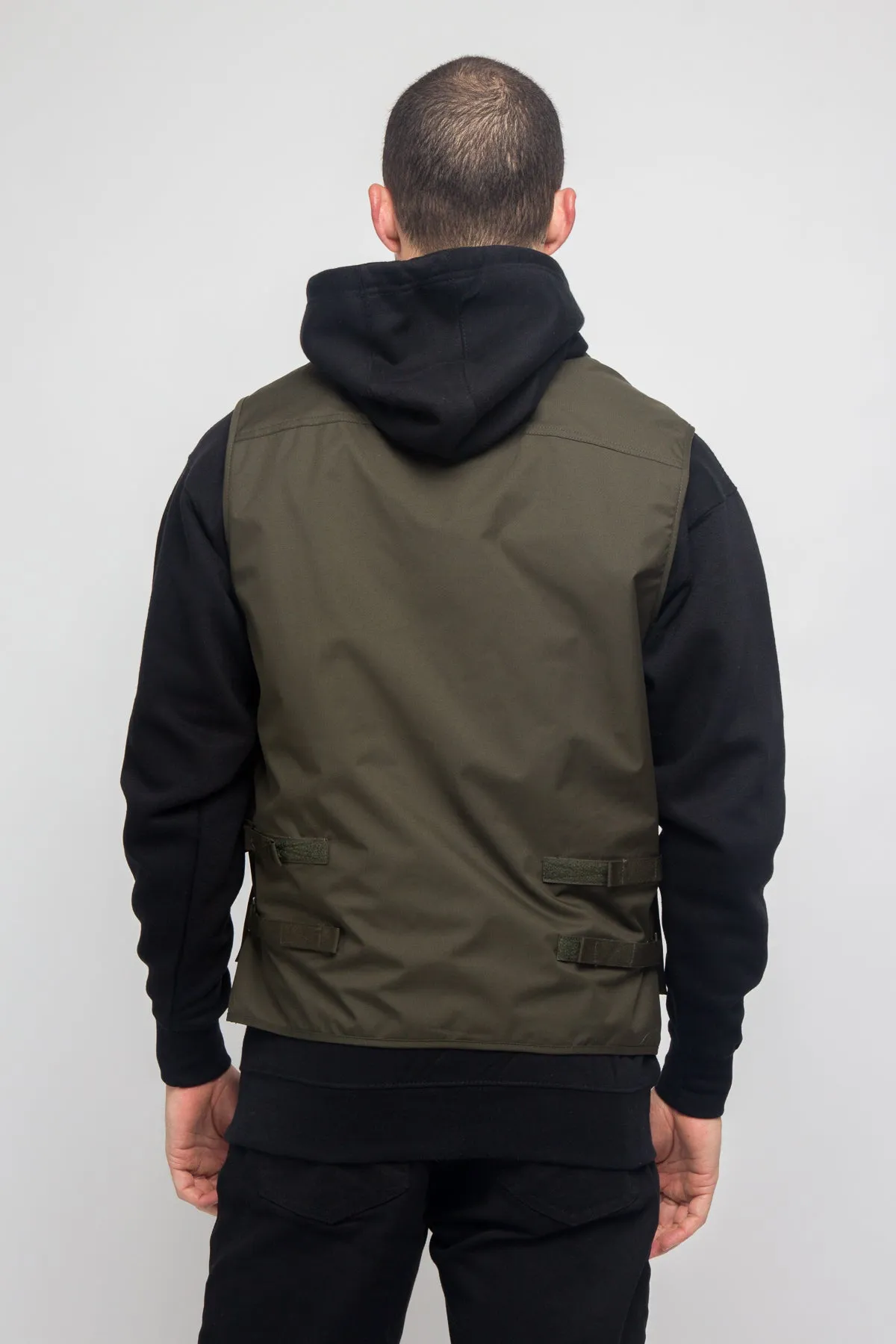 Utility Buckled Pocket Vest