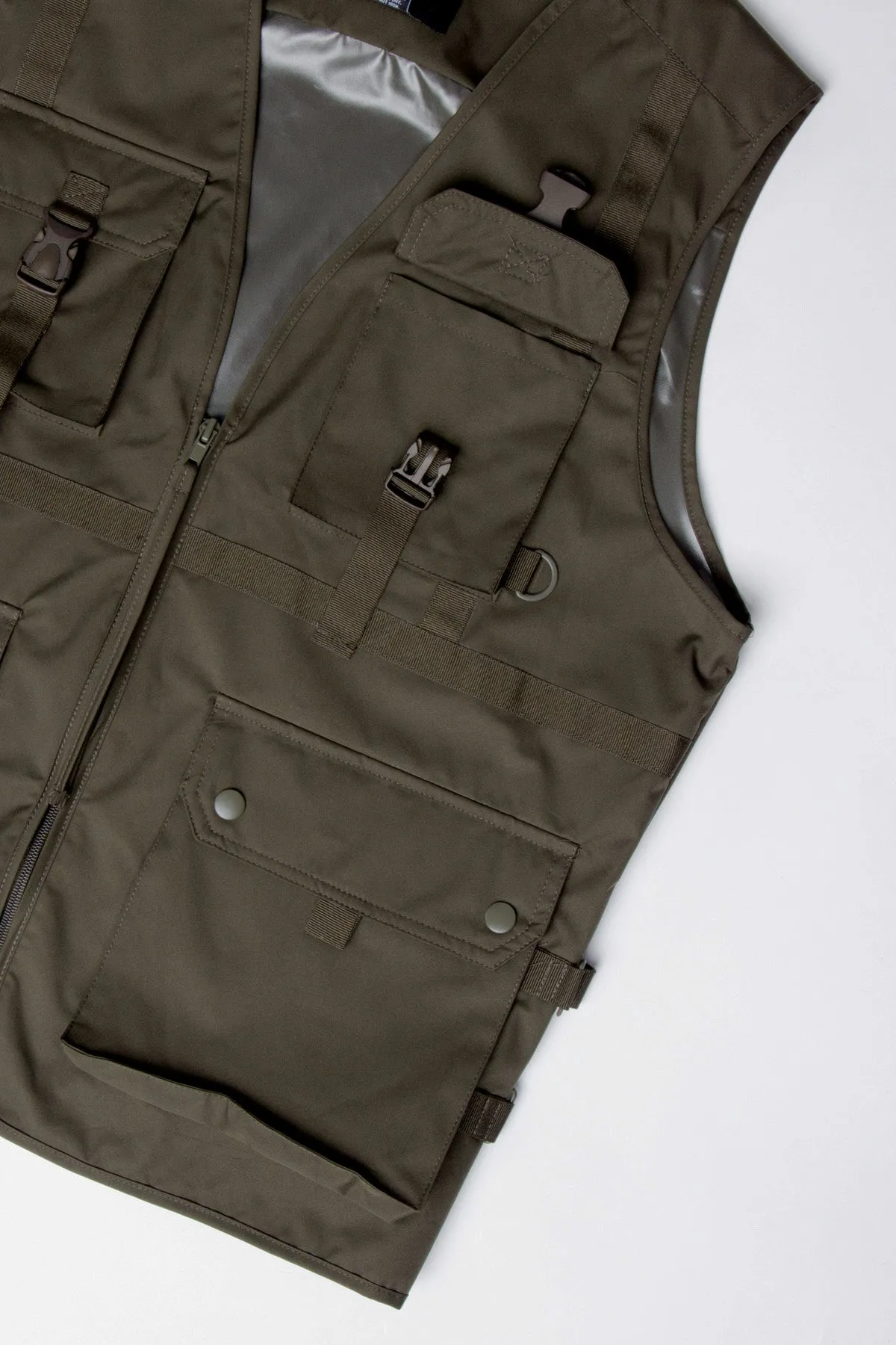 Utility Buckled Pocket Vest