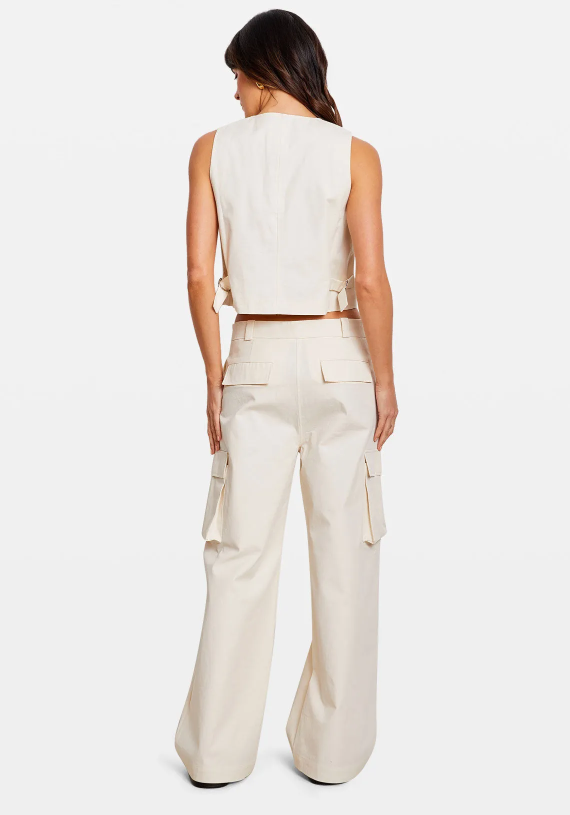 UTILITY VEST IVORY