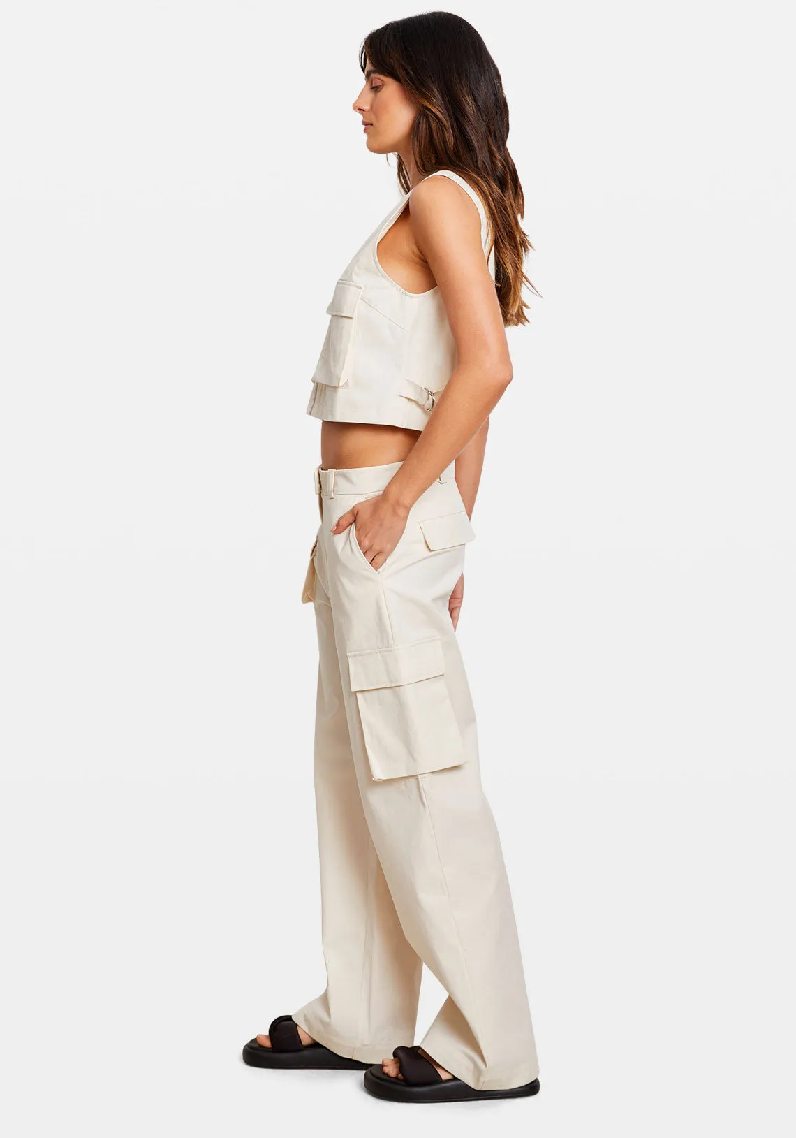 UTILITY VEST IVORY