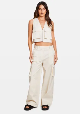 UTILITY VEST IVORY