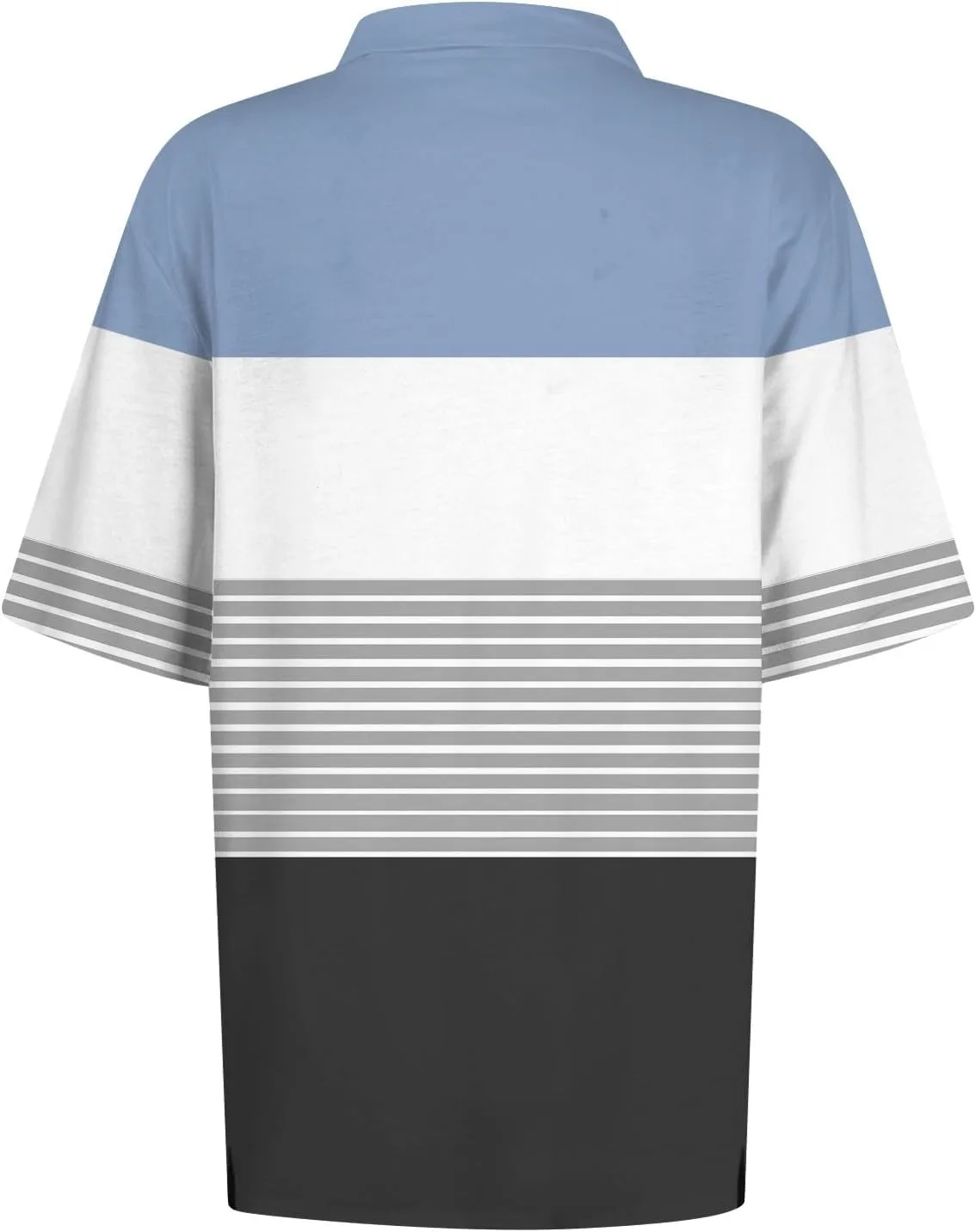 Women Polo Shirts for Work,Short Sleeve Summer Golf Tops Button Basic Striped Shirts Casual Collared Dressy Blouses