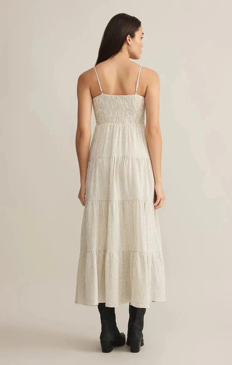 ZSU Balos Striped Maxi Dress
